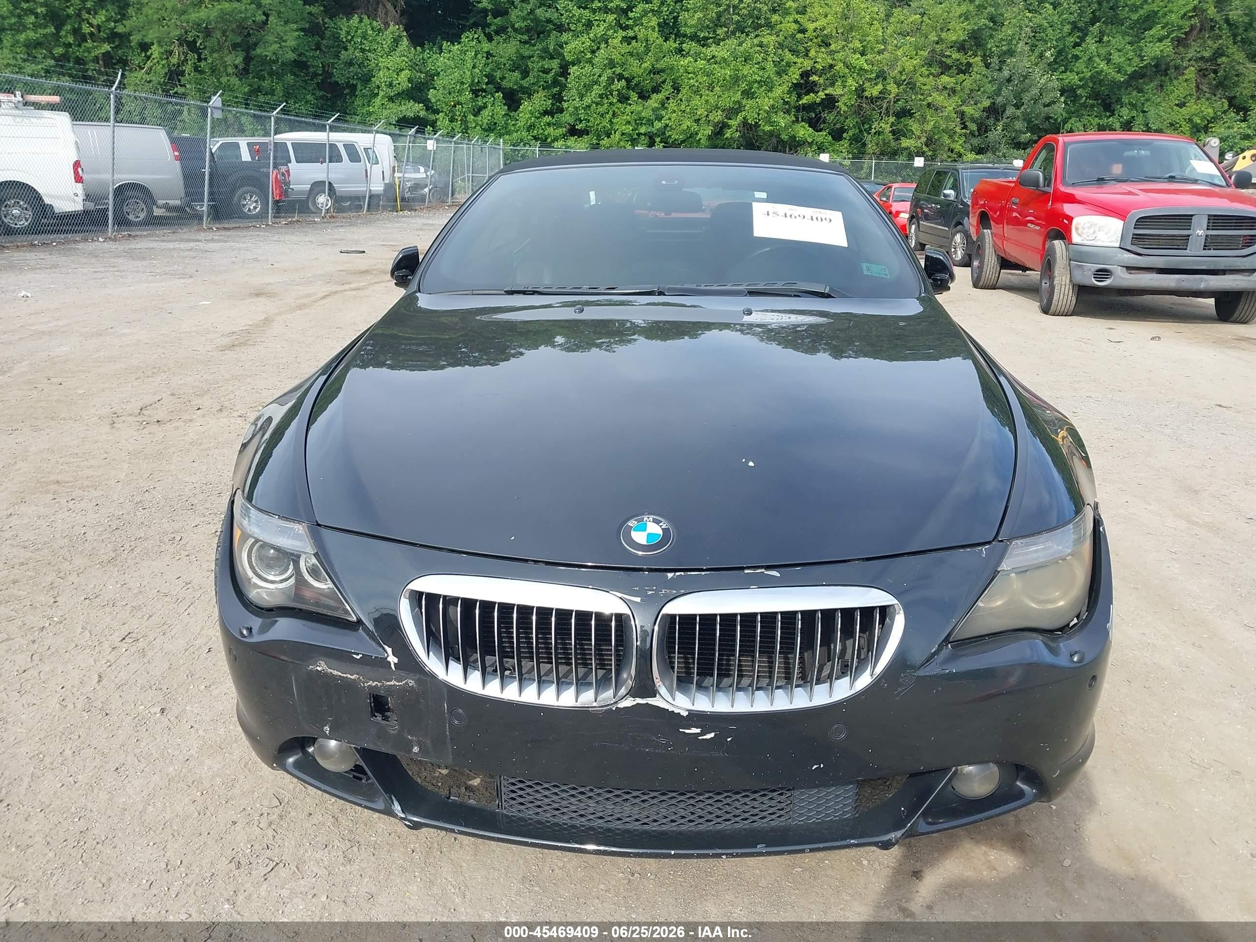 2007 Bmw 650i   Черный vin: WBAEK13537CN84459