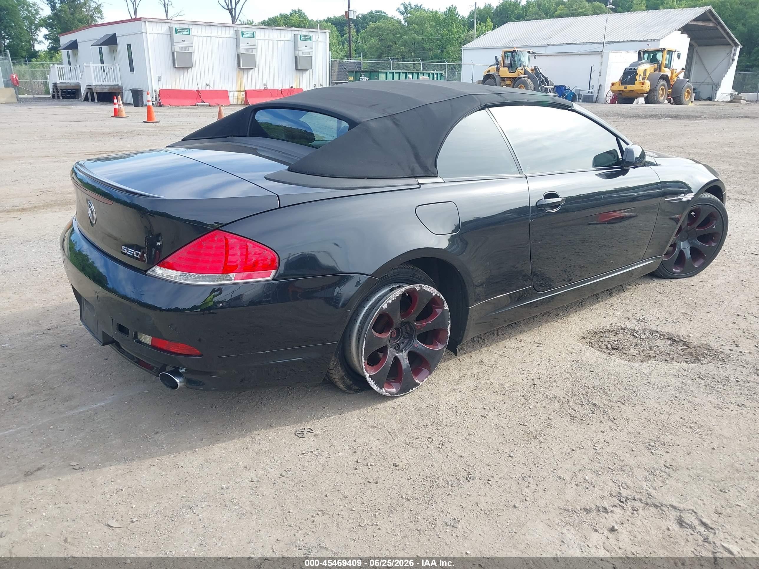 2007 Bmw 650i   Черный vin: WBAEK13537CN84459