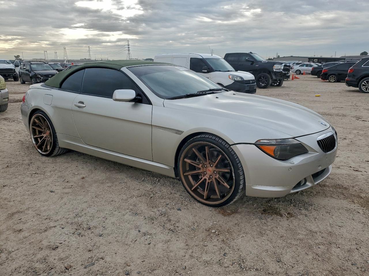 2007 Bmw 650 I Beige vin: WBAEK13547CN81036
