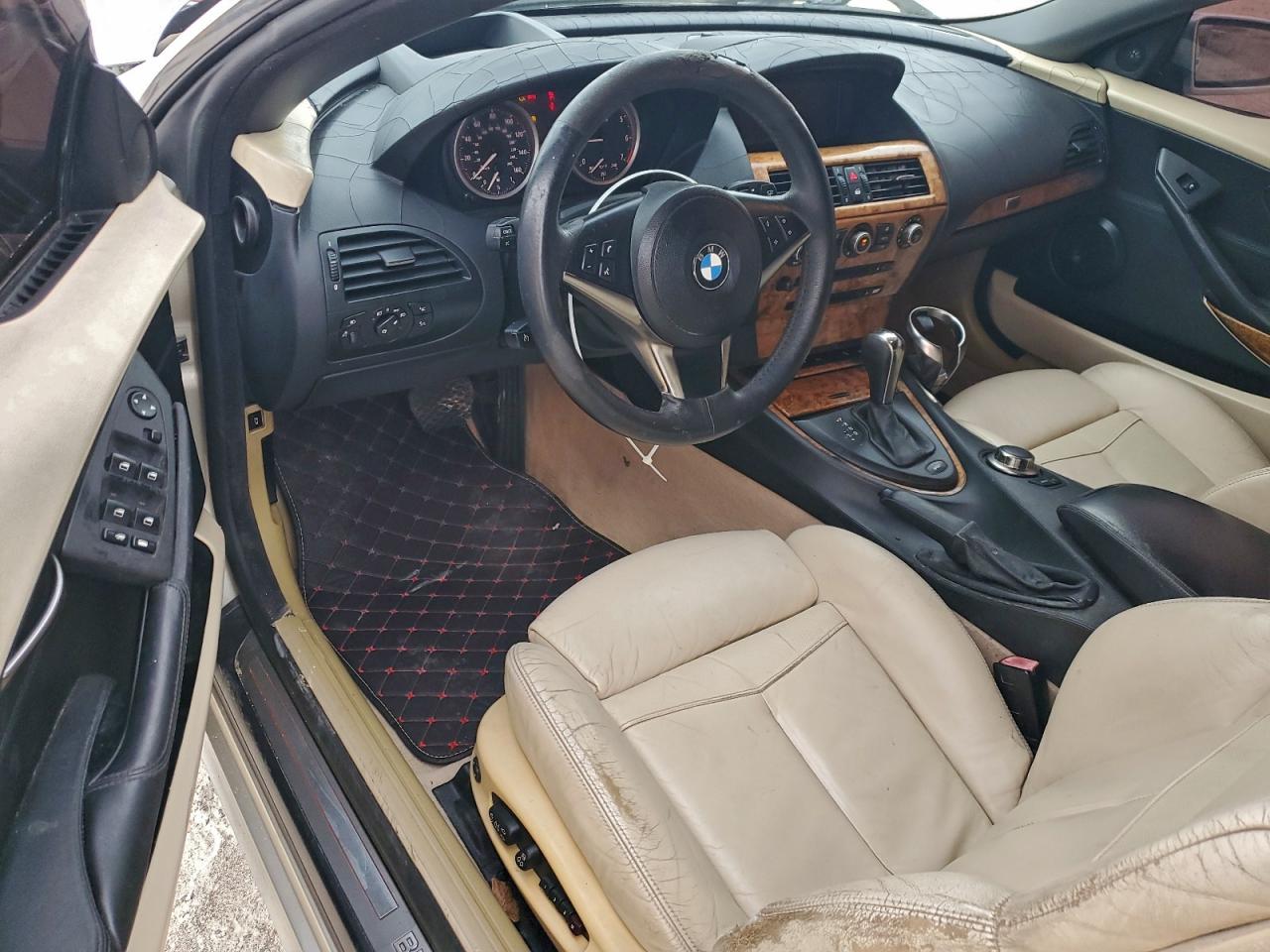 2007 Bmw 650 I Beige vin: WBAEK13547CN81036