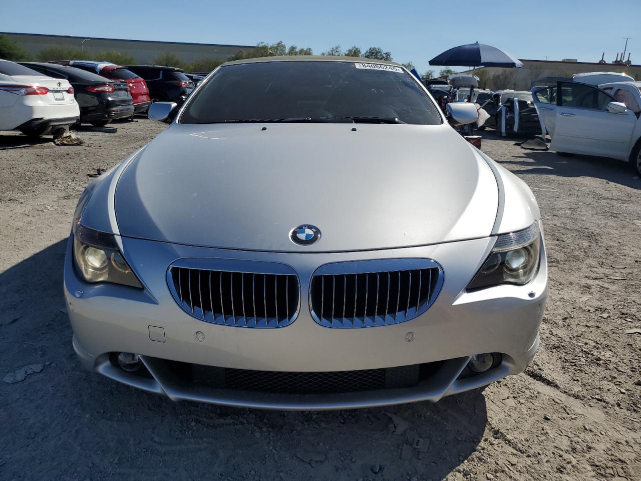 2007 Bmw 650 I Silver vin: WBAEK13557CN80994