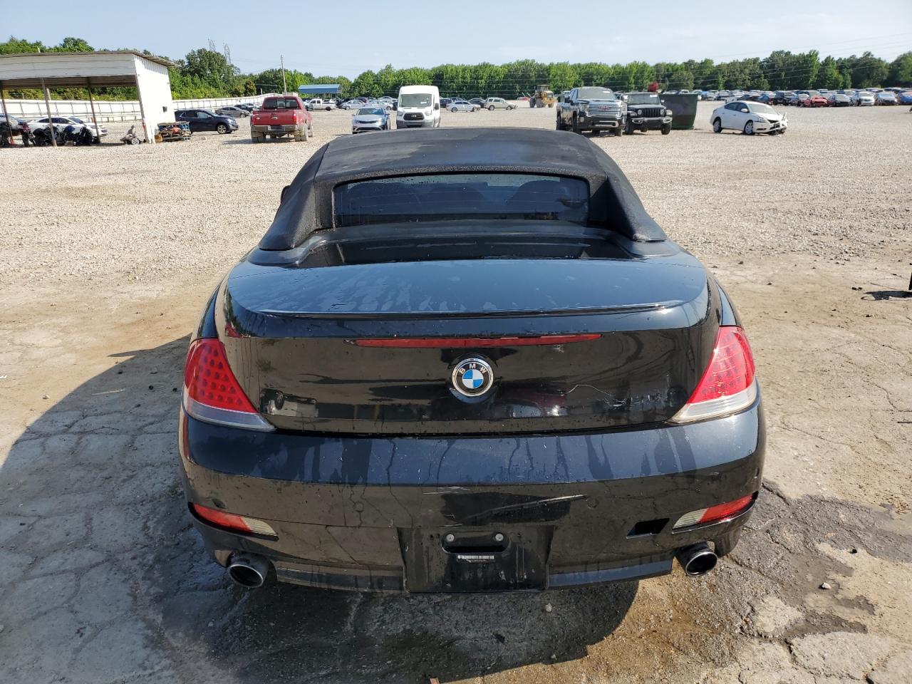 2007 Bmw 650 I Black vin: WBAEK13557CN82793