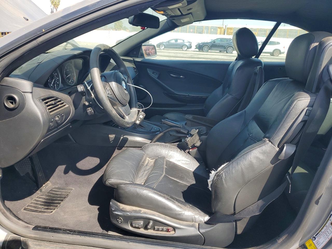 2007 Bmw 650 I Silver vin: WBAEK13567CN80616