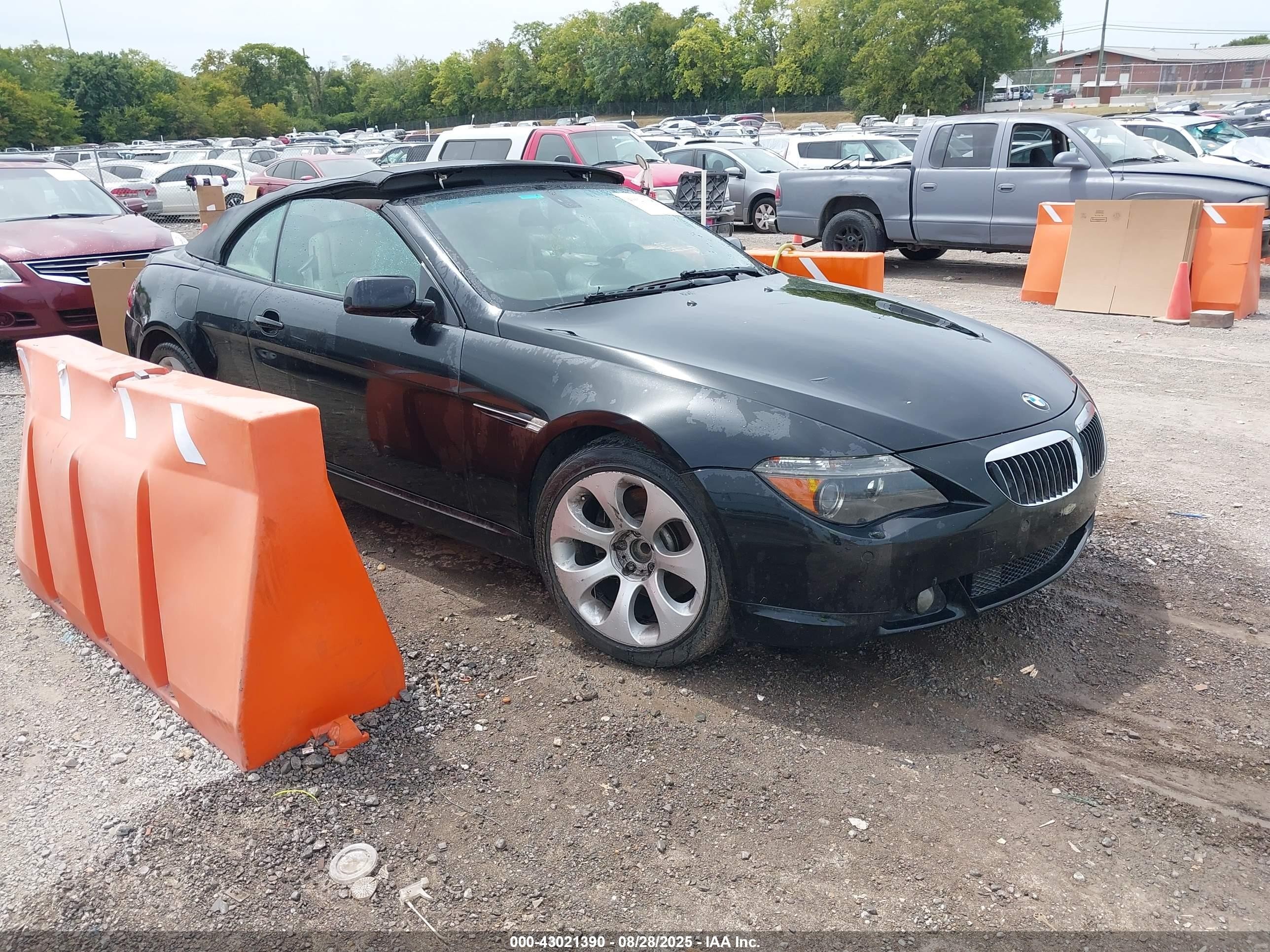 2007 Bmw 650i   Black vin: WBAEK13567CN84259