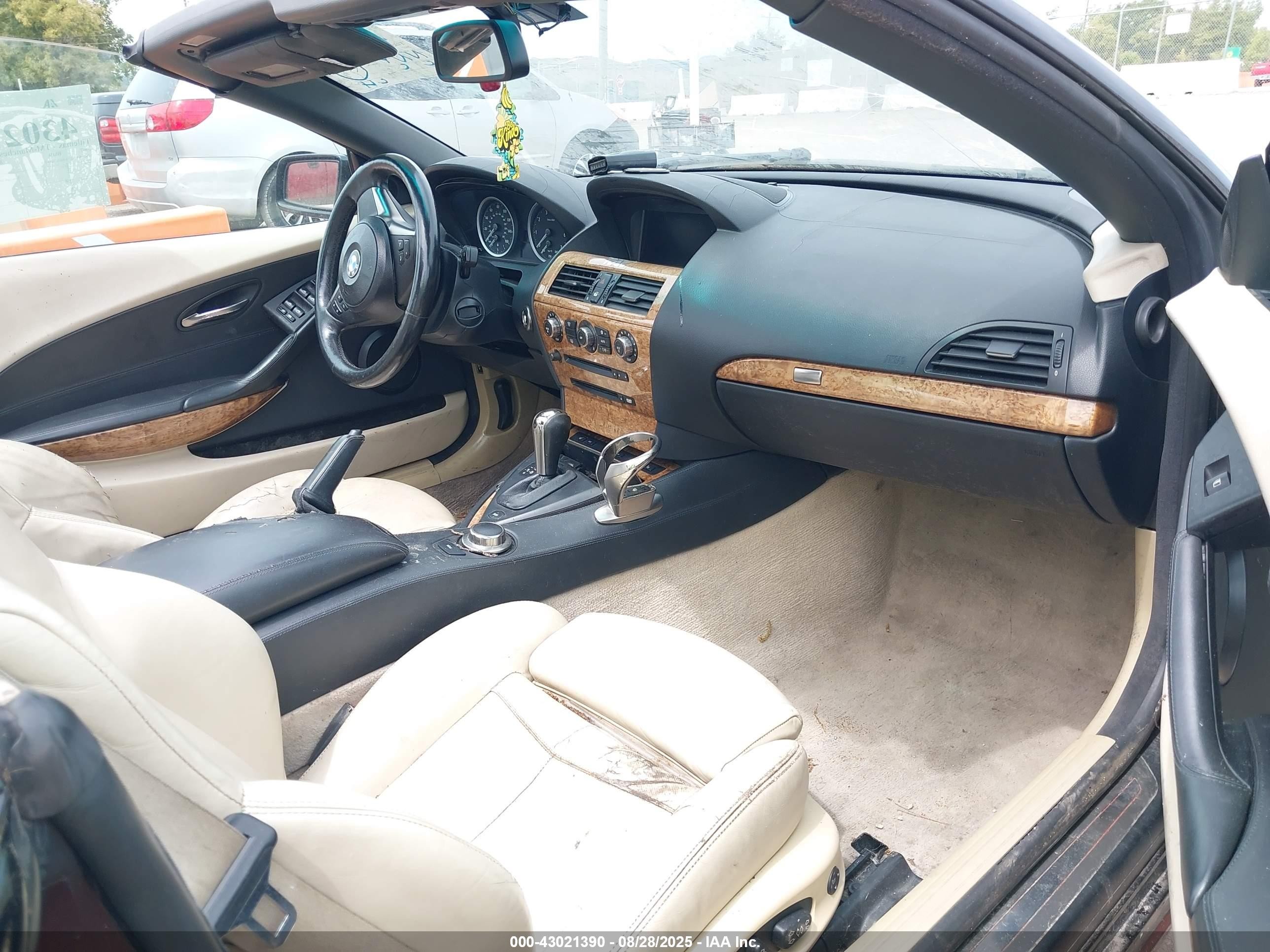 2007 Bmw 650i   Black vin: WBAEK13567CN84259