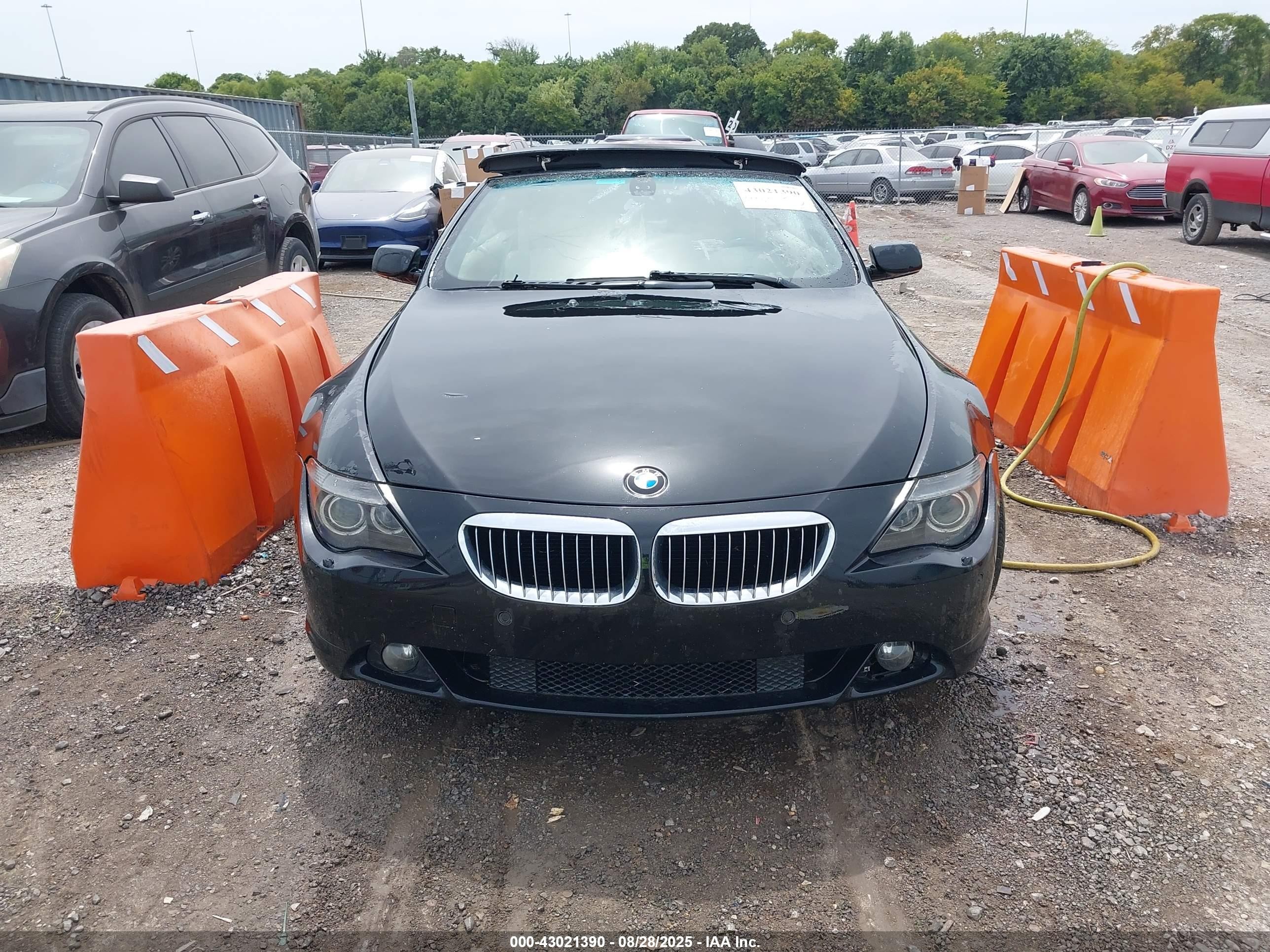 2007 Bmw 650i   Black vin: WBAEK13567CN84259