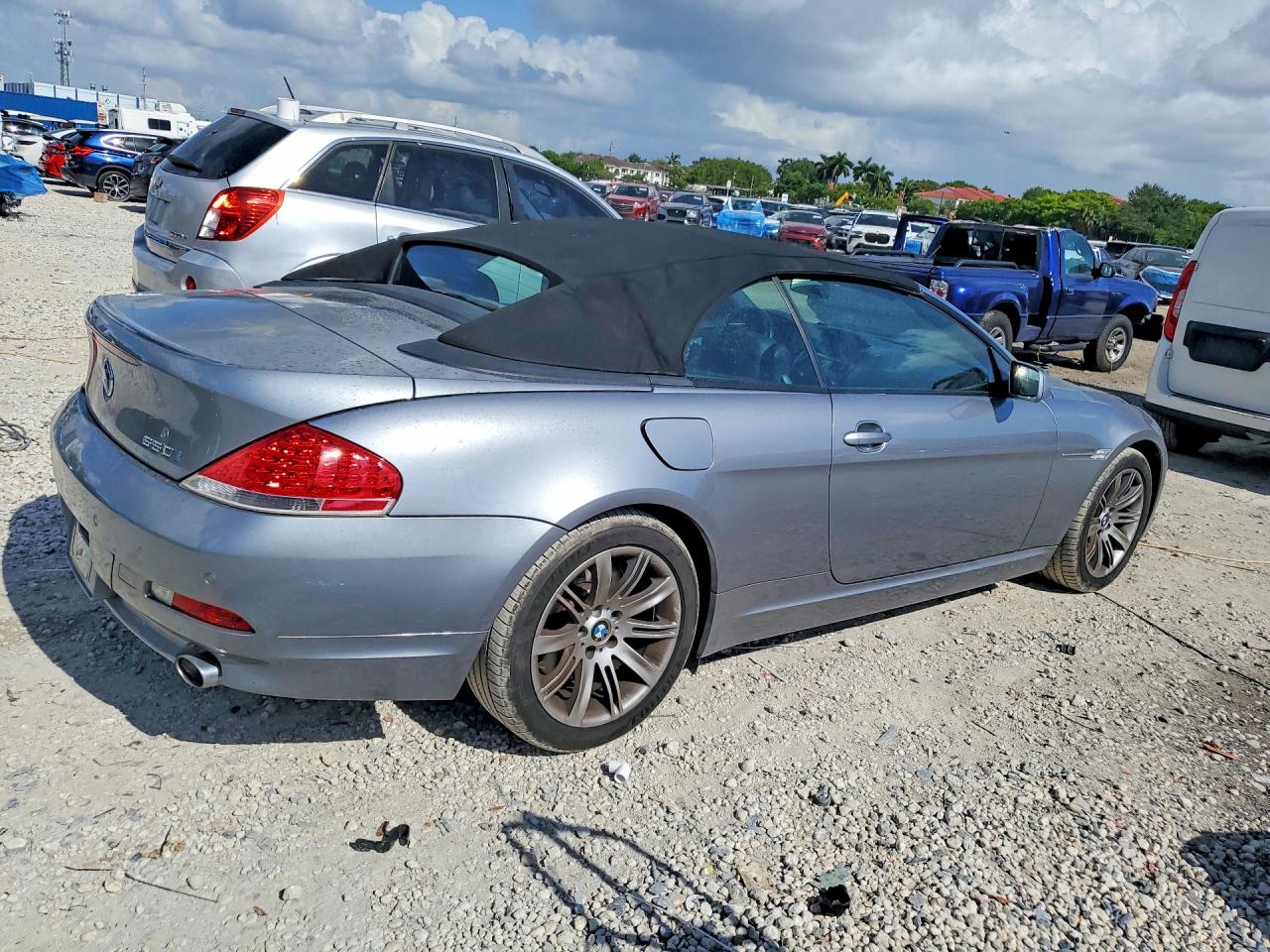 2007 Bmw 650 I Gray vin: WBAEK13577CN80530