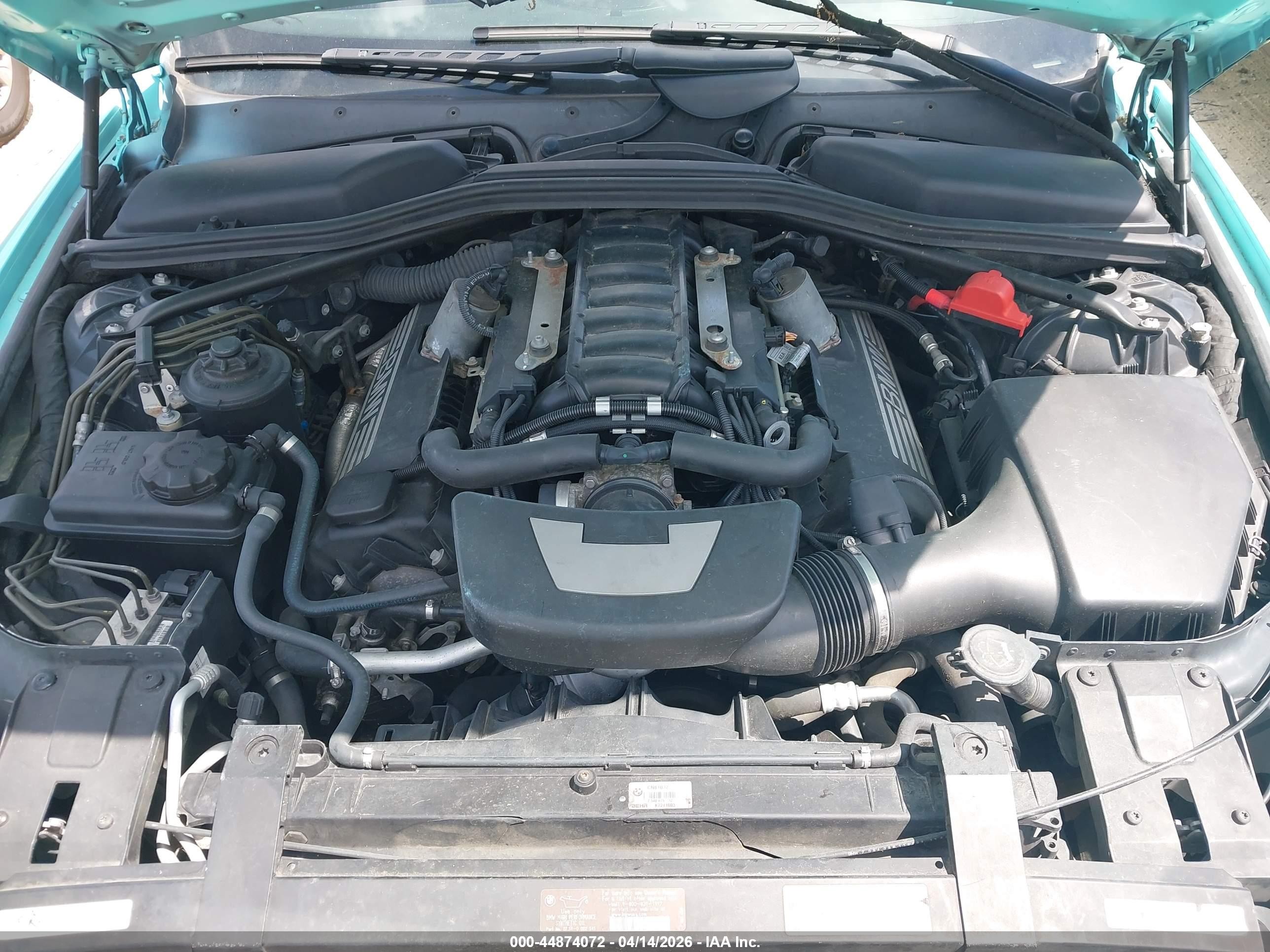 2007 Bmw 650i   Light Blue vin: WBAEK13577CN81032