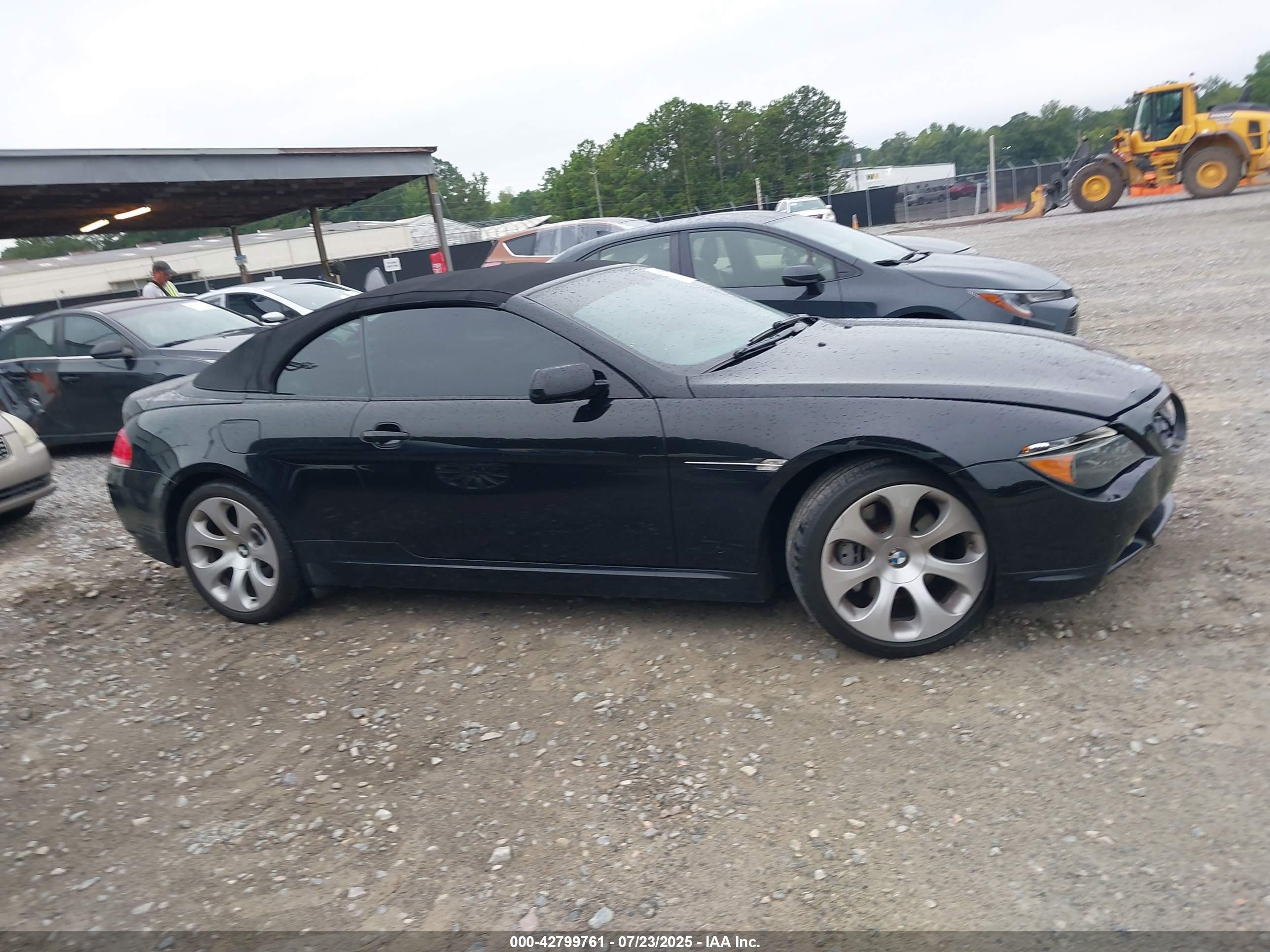 2007 Bmw 650i   Black vin: WBAEK13587CN72386