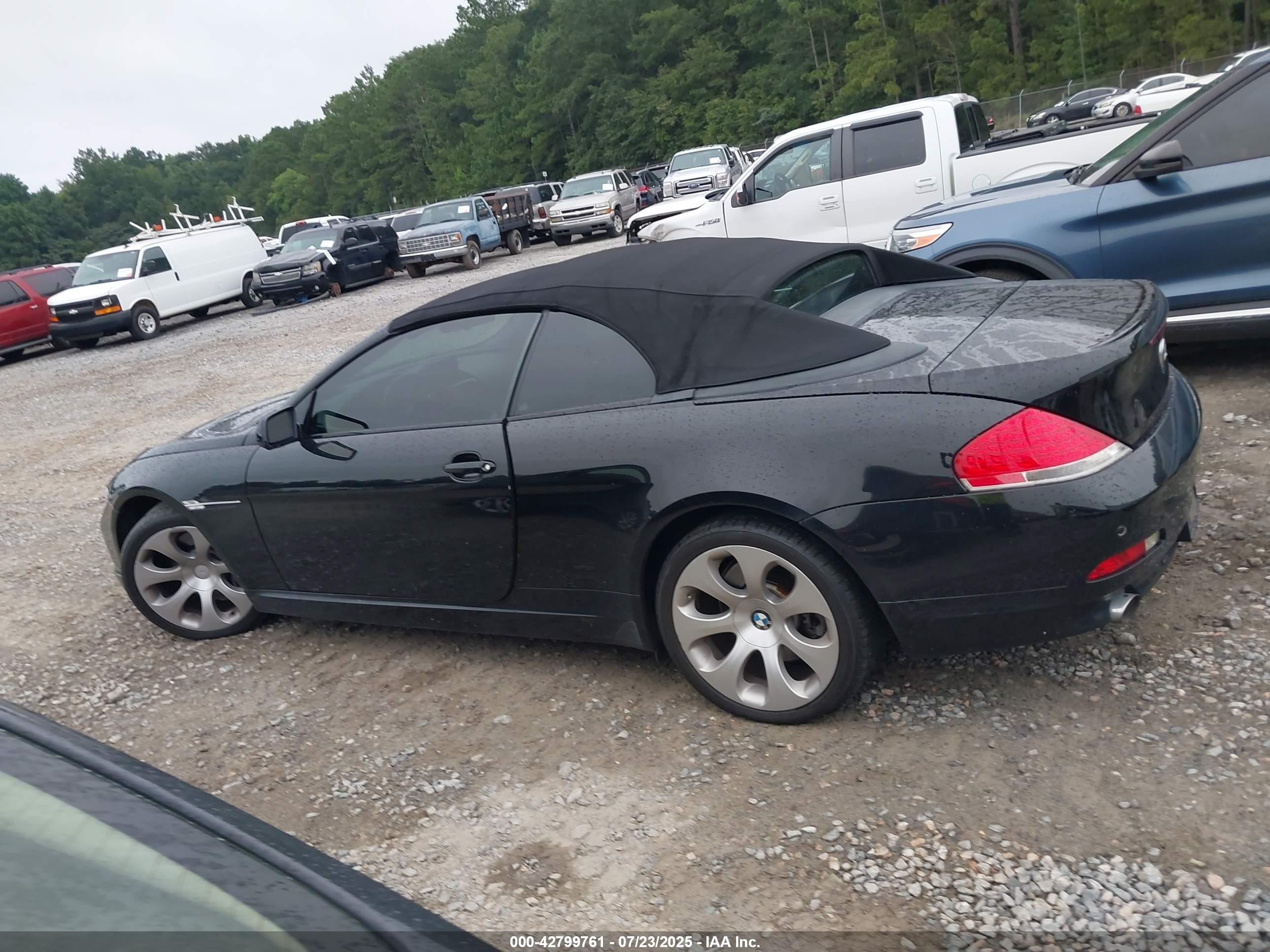 2007 Bmw 650i   Black vin: WBAEK13587CN72386
