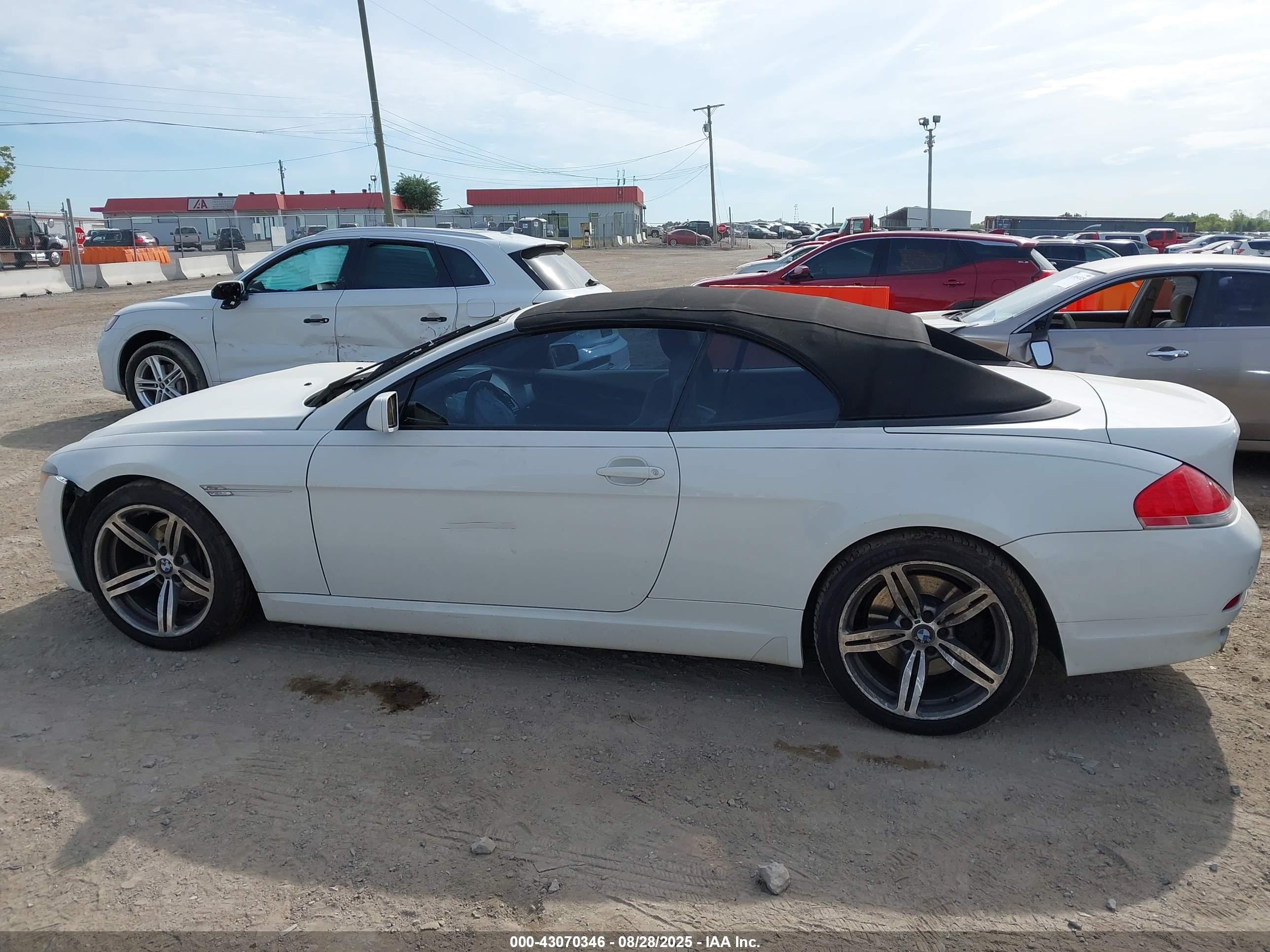 2007 Bmw 650i   Yellow vin: WBAEK13587CN82318