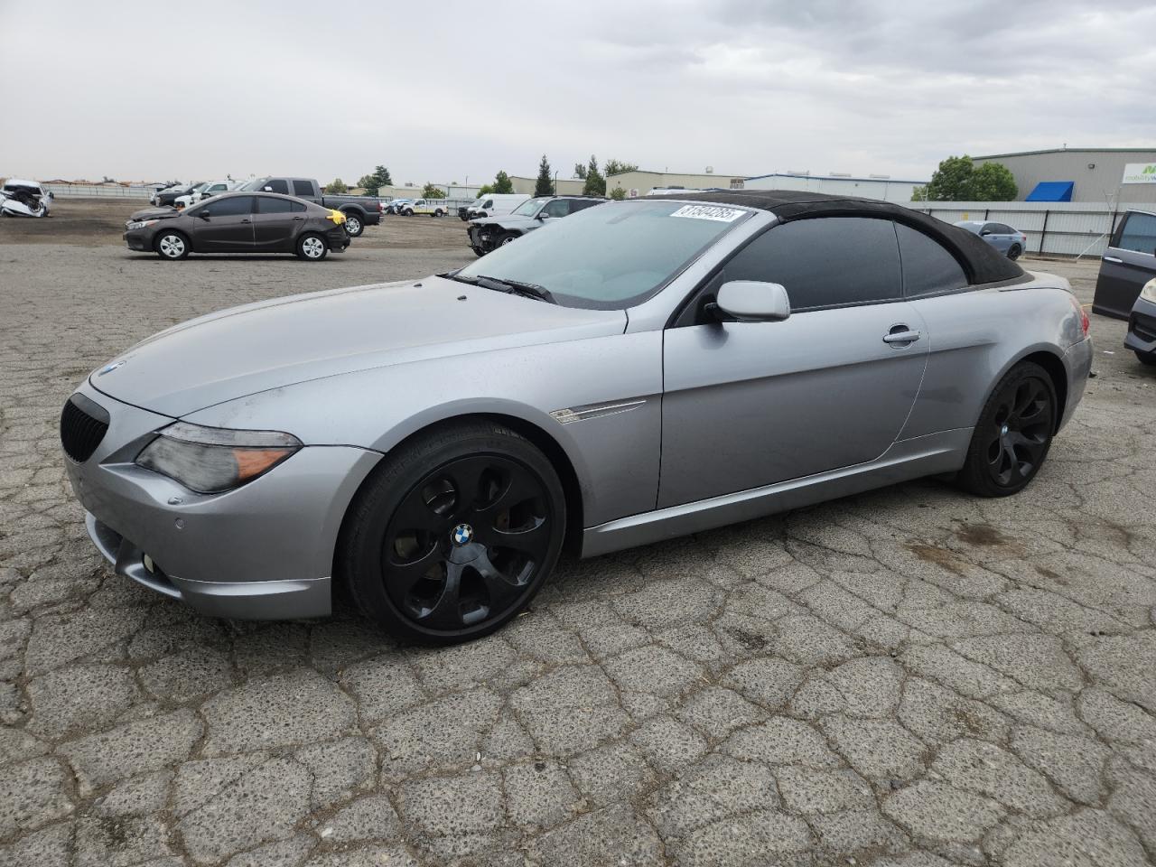 2007 Bmw 650 I Silver vin: WBAEK13597CN72509