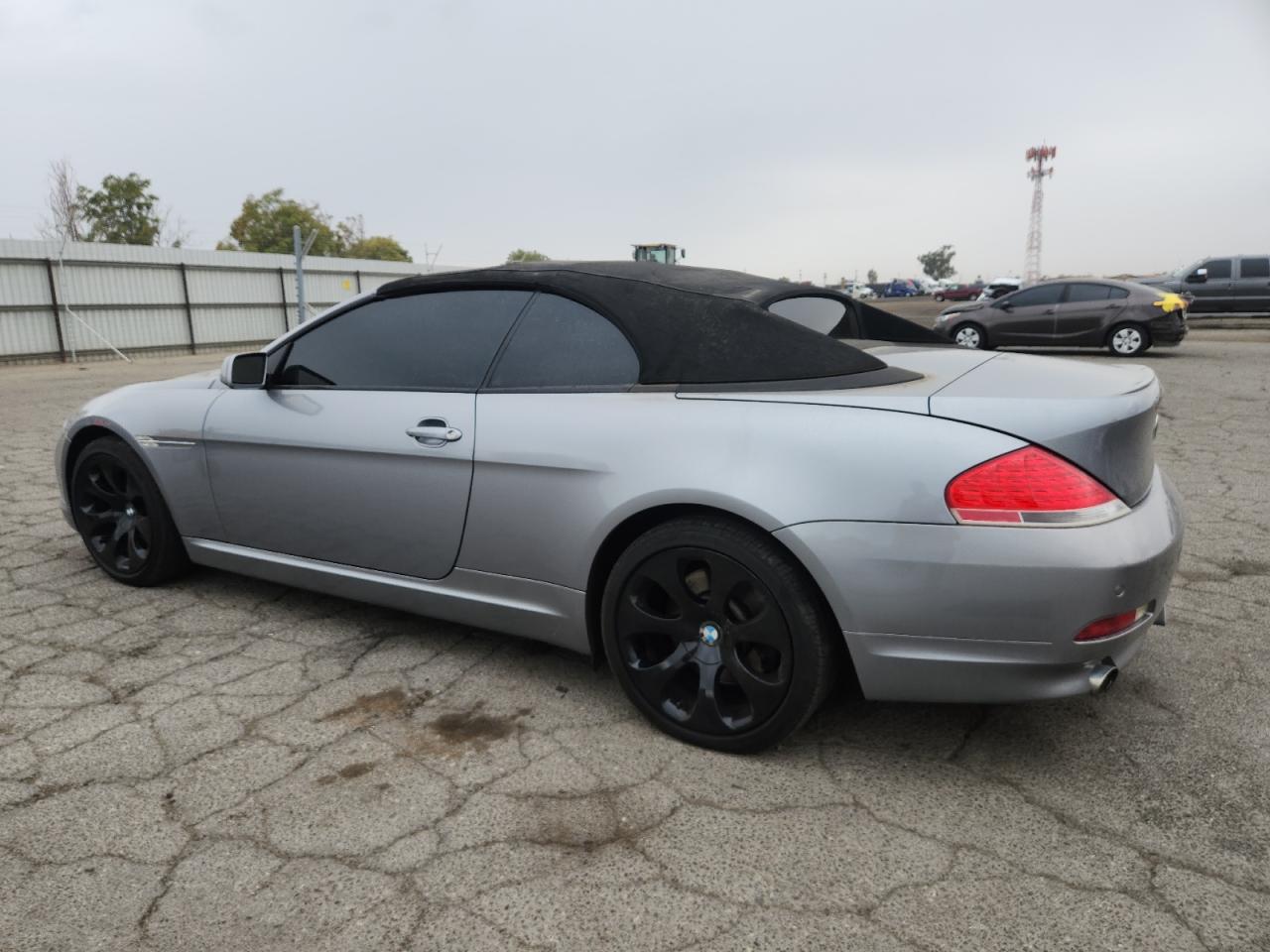 2007 Bmw 650 I Silver vin: WBAEK13597CN72509