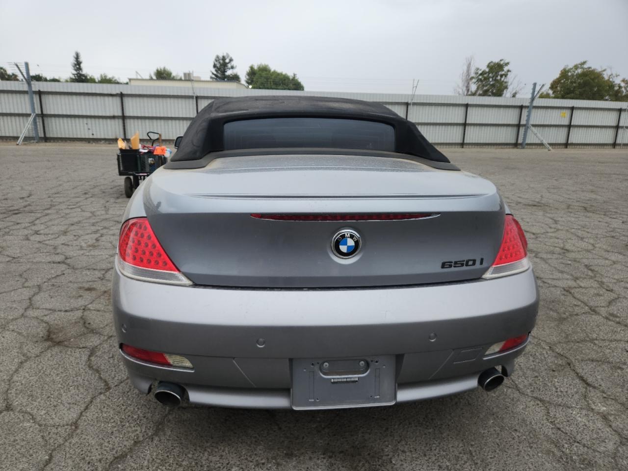 2007 Bmw 650 I Silver vin: WBAEK13597CN72509