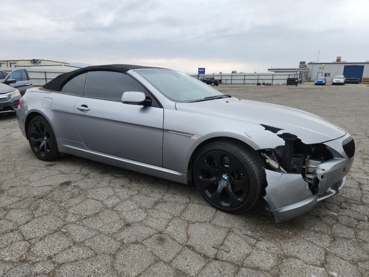 2007 Bmw 650 I Silver vin: WBAEK13597CN72509