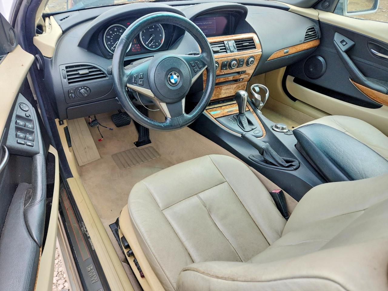 2007 Bmw 650 I Silver vin: WBAEK135X7CN80487