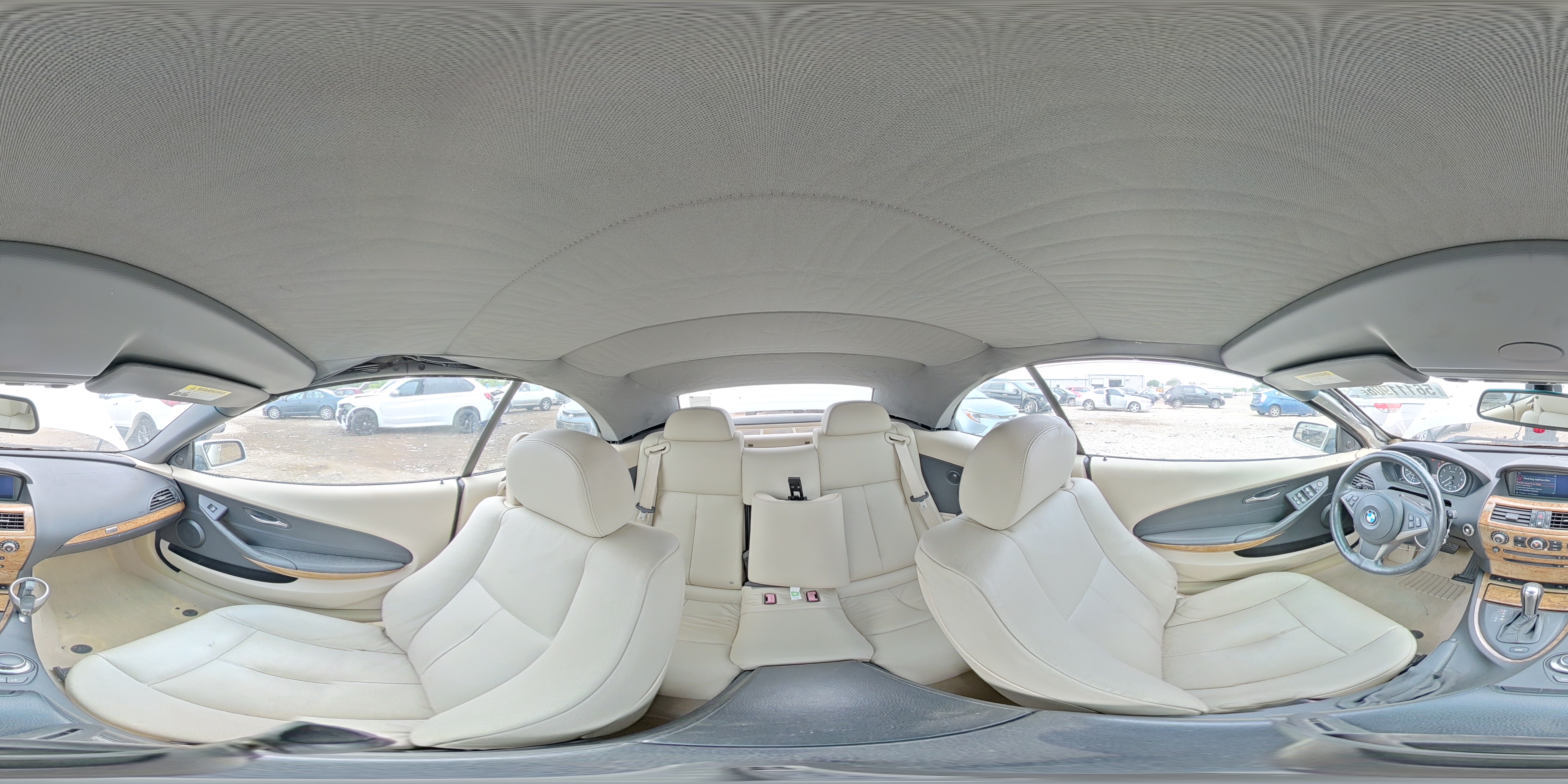 2007 Bmw 650 I Silver vin: WBAEK135X7CN80487
