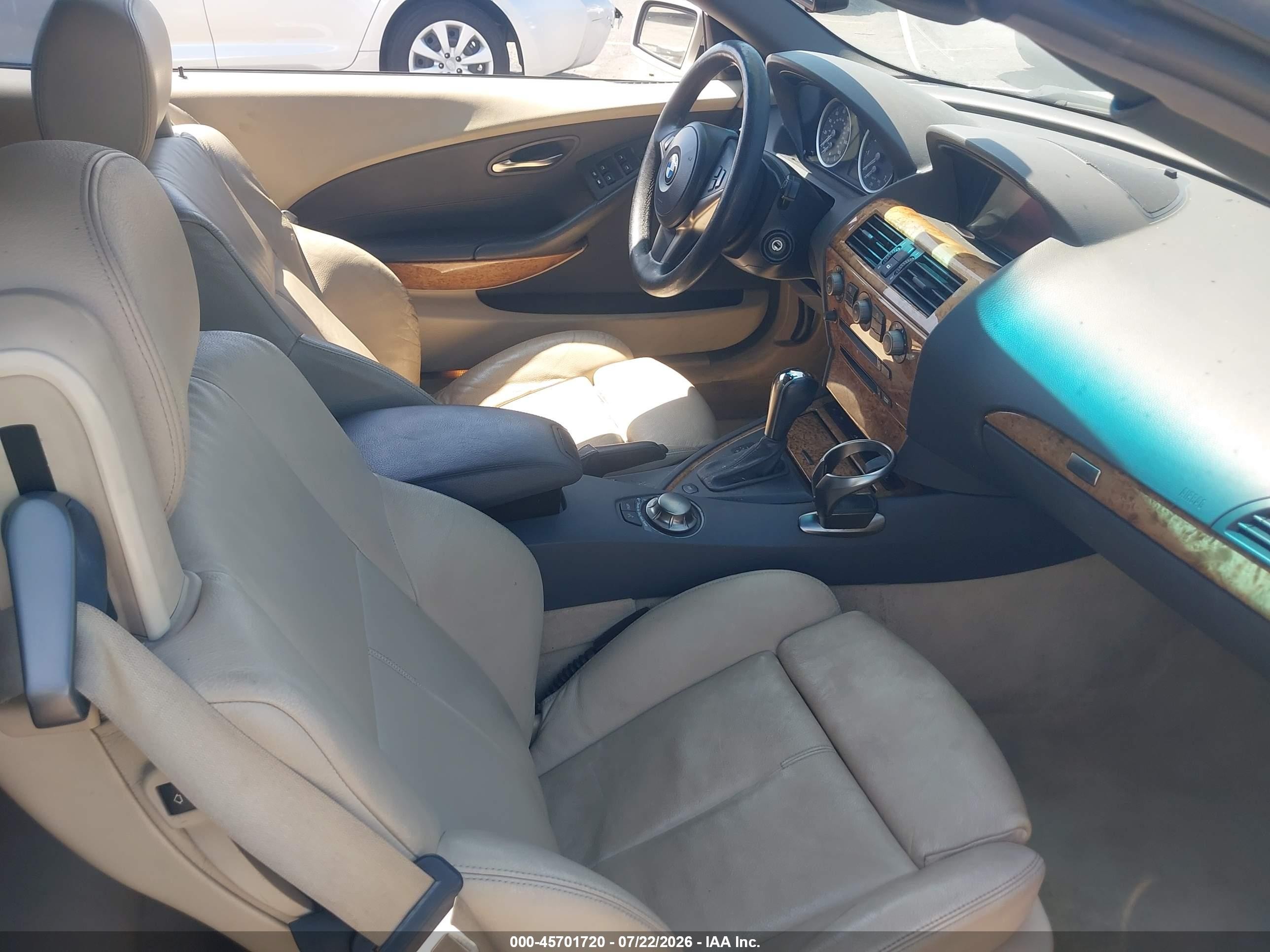 2004 Bmw 645ci   Champagne vin: WBAEK73404B321034