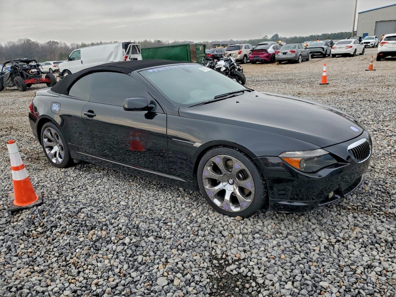2004 Bmw 645 Ci Automatic Black vin: WBAEK73404B321566