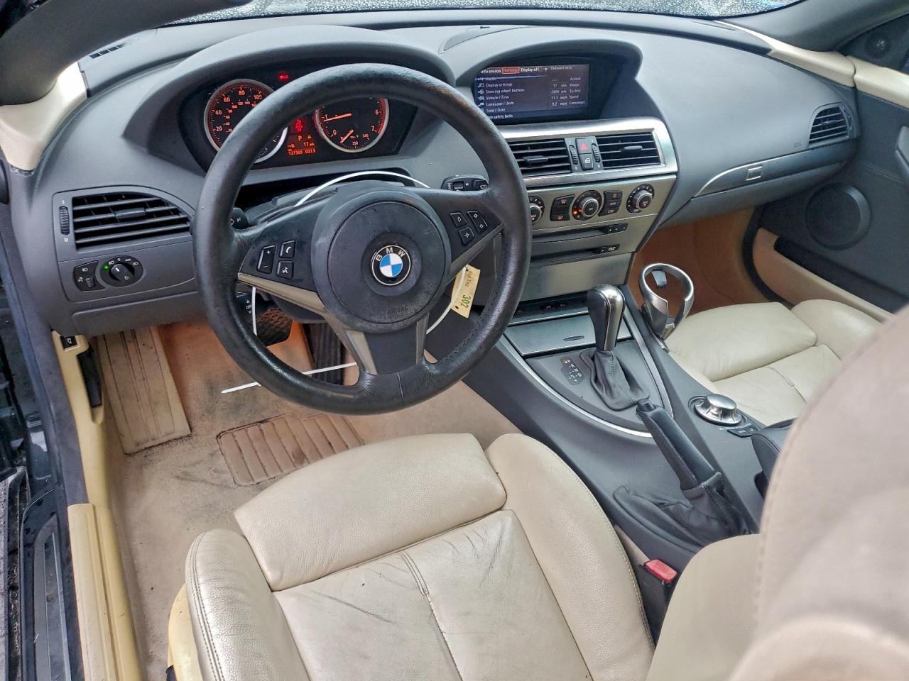 2005 Bmw 645 Ci Automatic Черный vin: WBAEK73405B325215