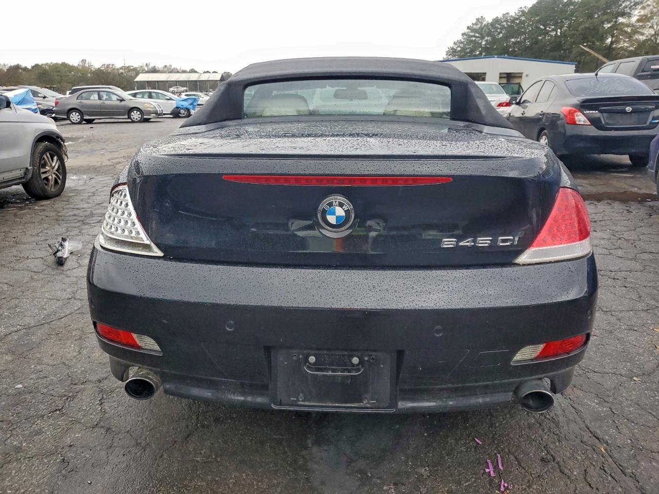 2005 Bmw 645 Ci Automatic Черный vin: WBAEK73405B325215