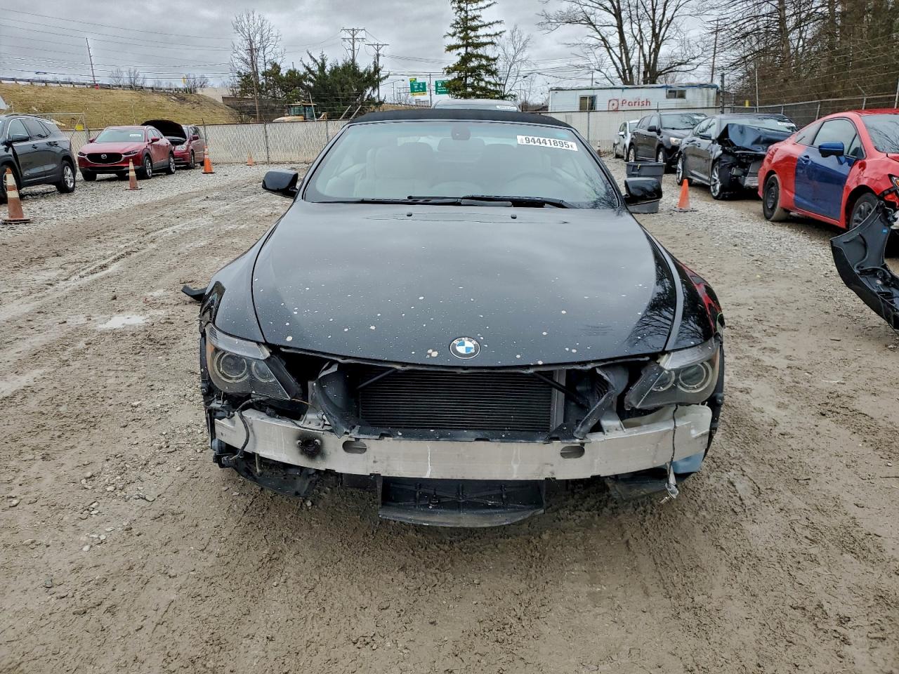 2005 Bmw 645 Ci Automatic Black vin: WBAEK73405B328020