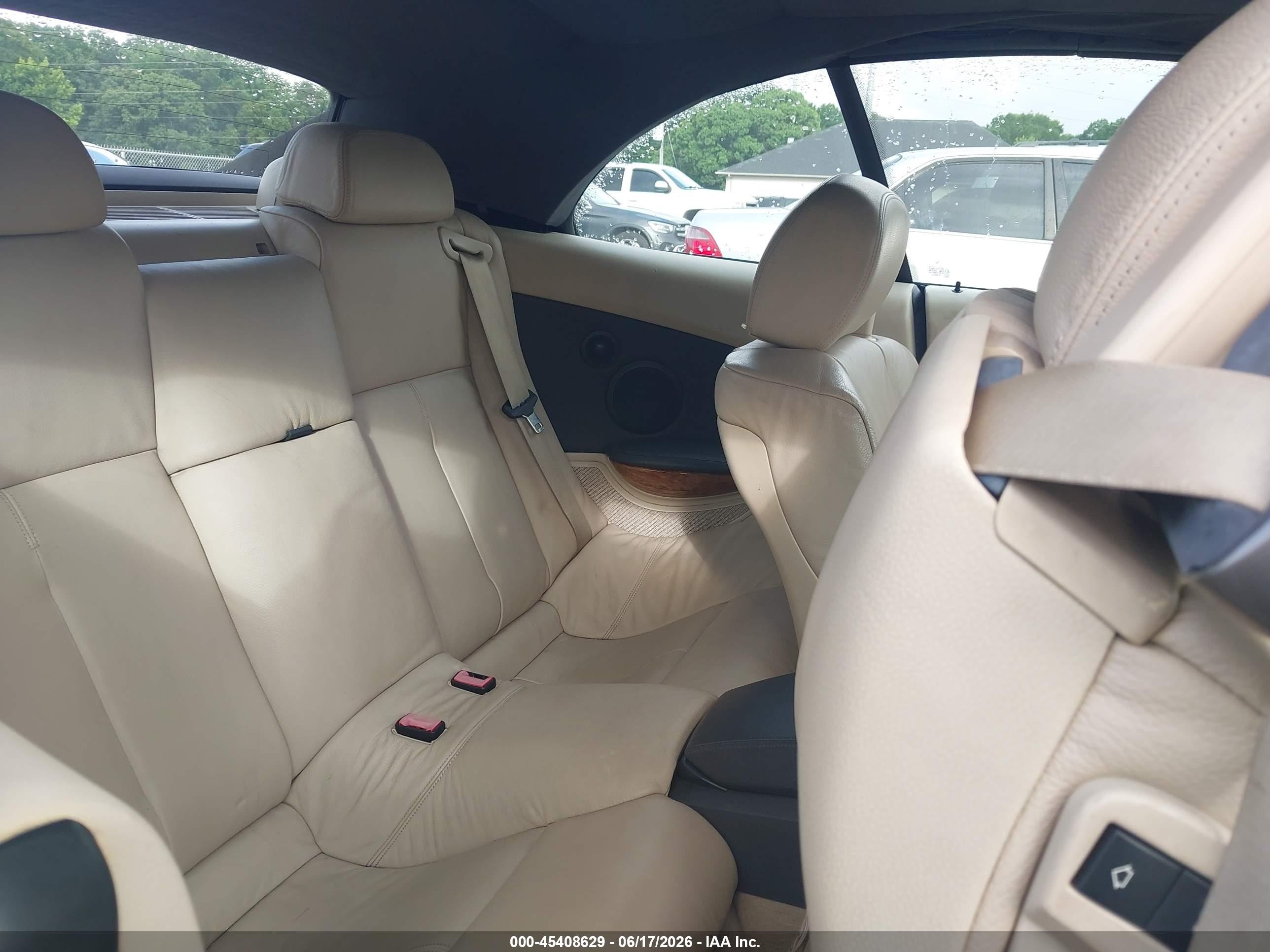 2004 Bmw 645ci   White vin: WBAEK73414B321530
