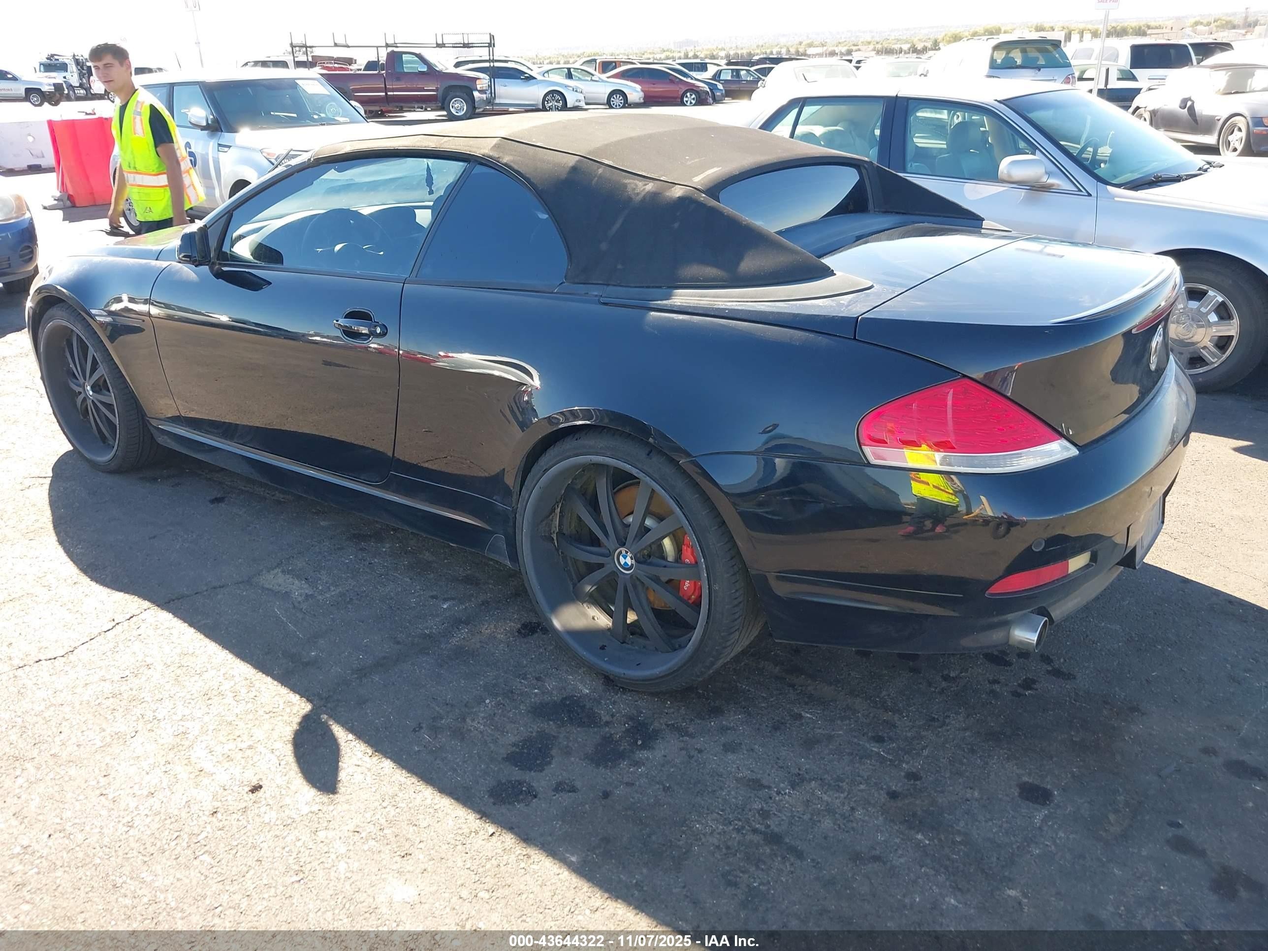 2004 Bmw 645ci   Black vin: WBAEK73424B322427