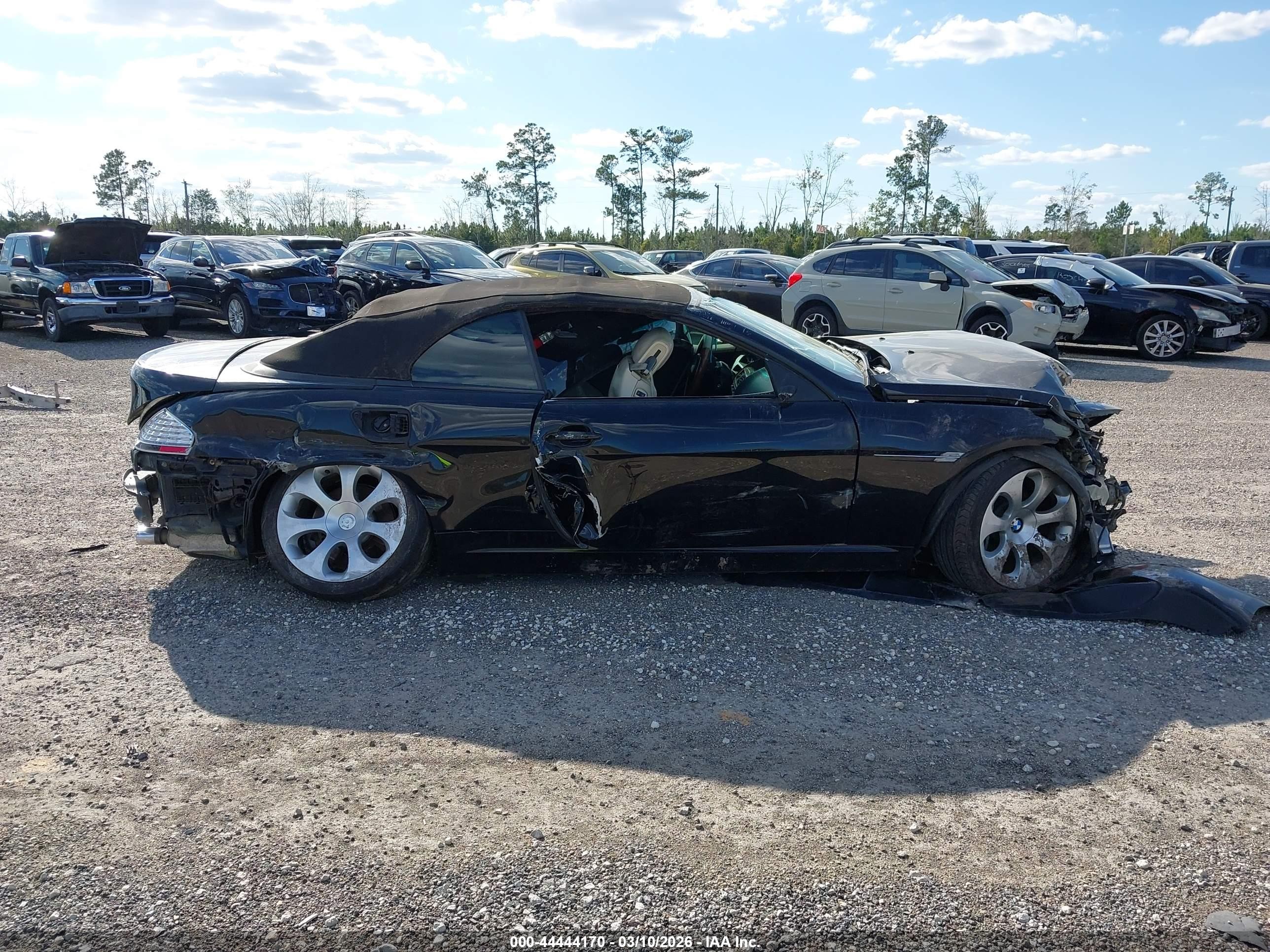 2004 Bmw 645ci   Черный vin: WBAEK73444B320744