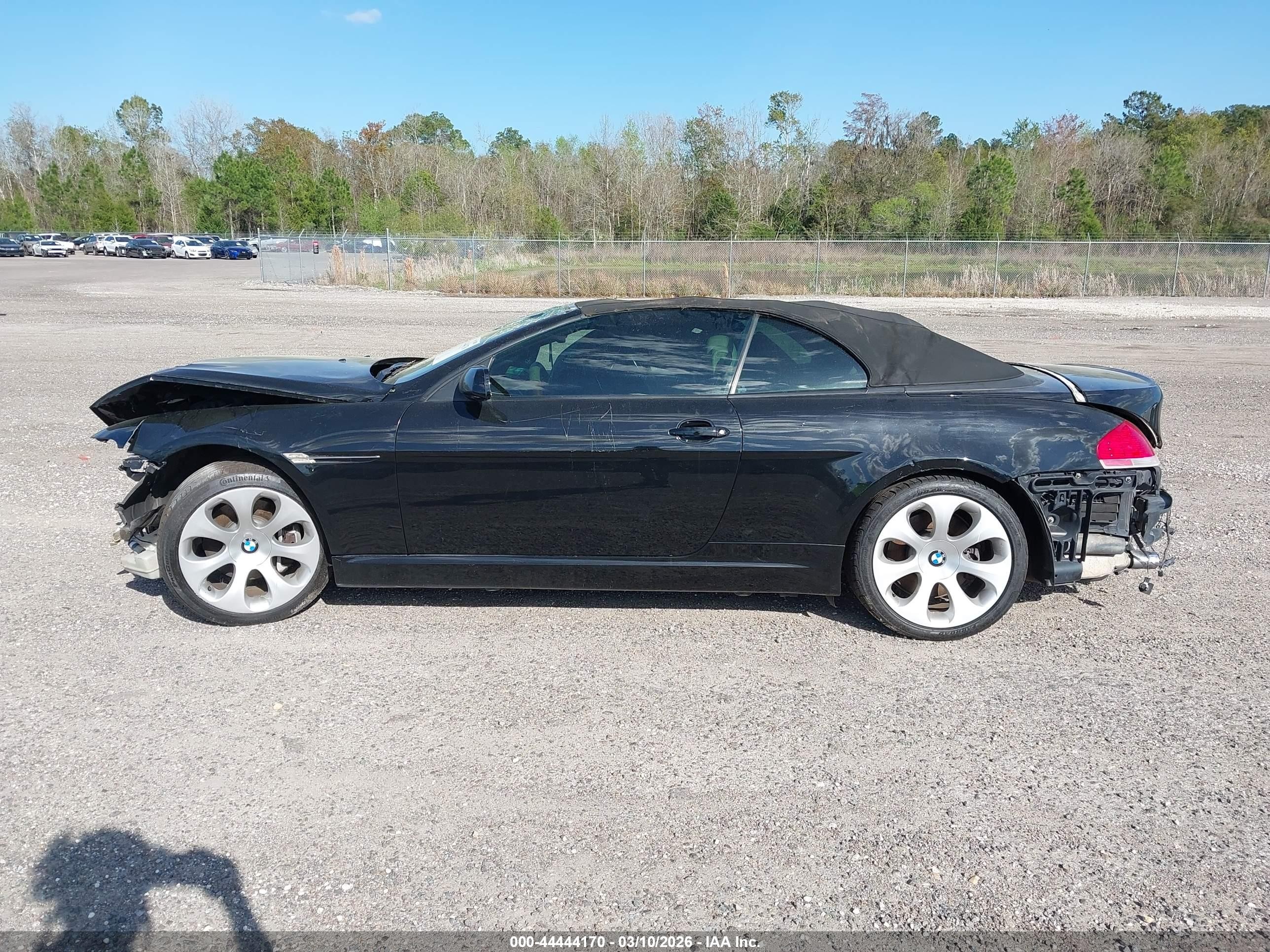 2004 Bmw 645ci   Черный vin: WBAEK73444B320744