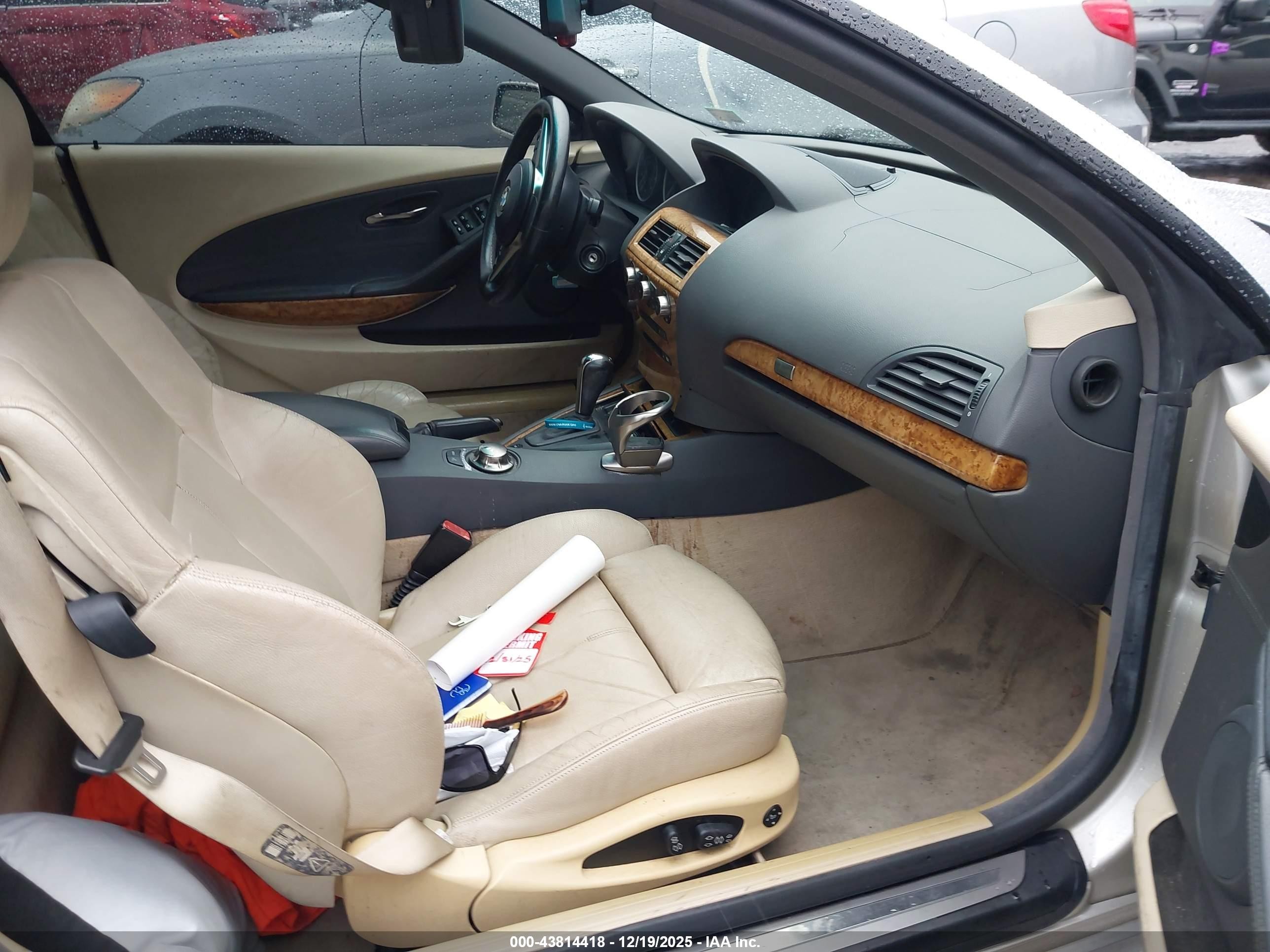 2005 Bmw 645ci   Gold vin: WBAEK73445B324732