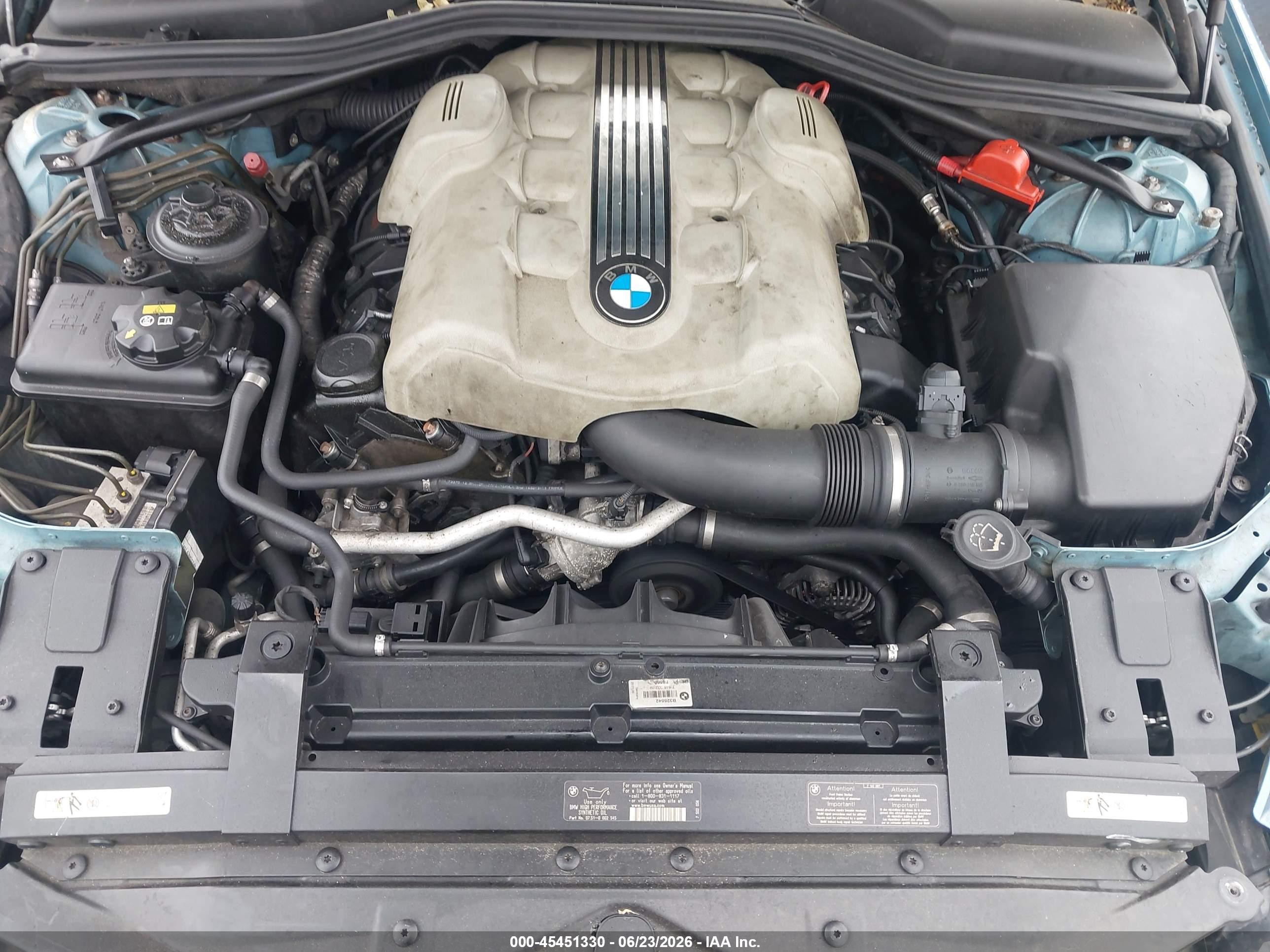 2005 Bmw 645ci   Синий vin: WBAEK73445B325542