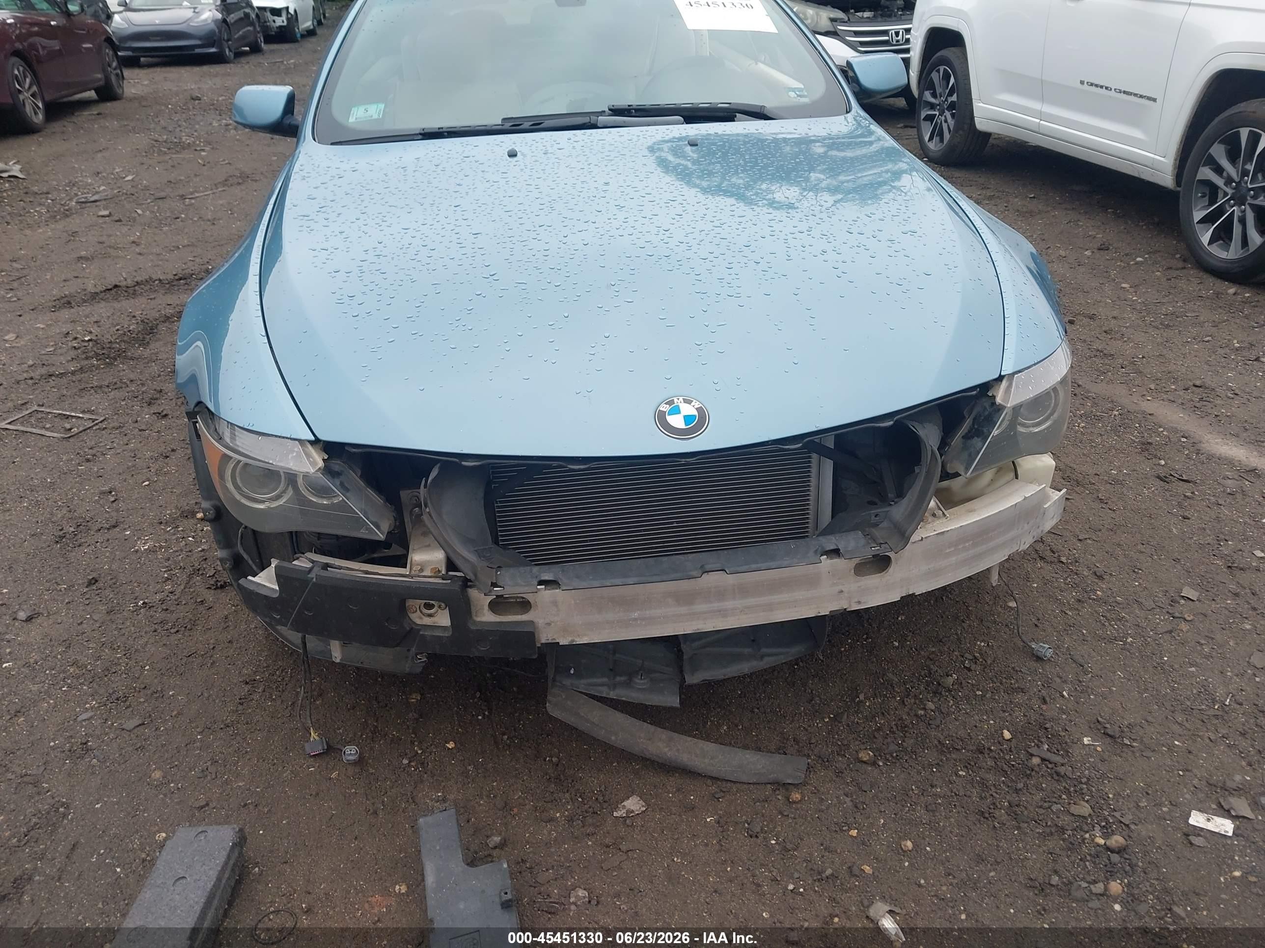 2005 Bmw 645ci   Синий vin: WBAEK73445B325542
