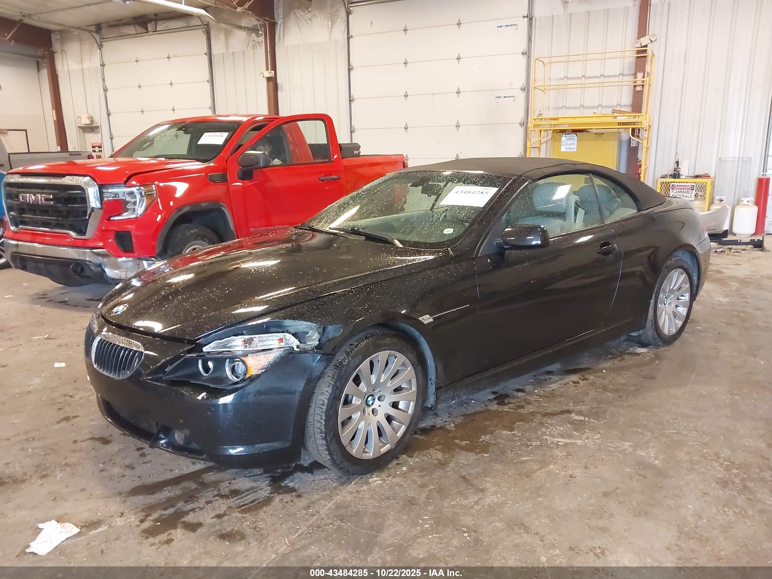 2005 Bmw 645ci   Black vin: WBAEK73445B326044