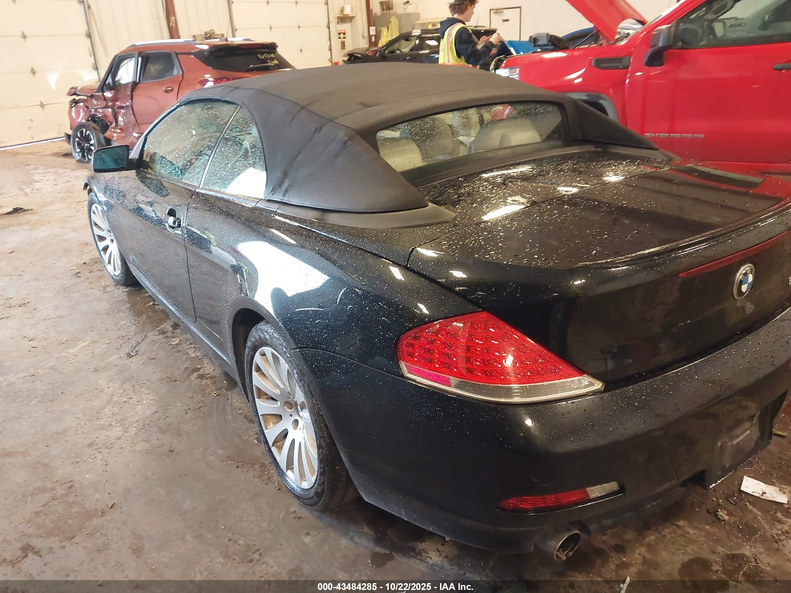 2005 Bmw 645ci   Black vin: WBAEK73445B326044