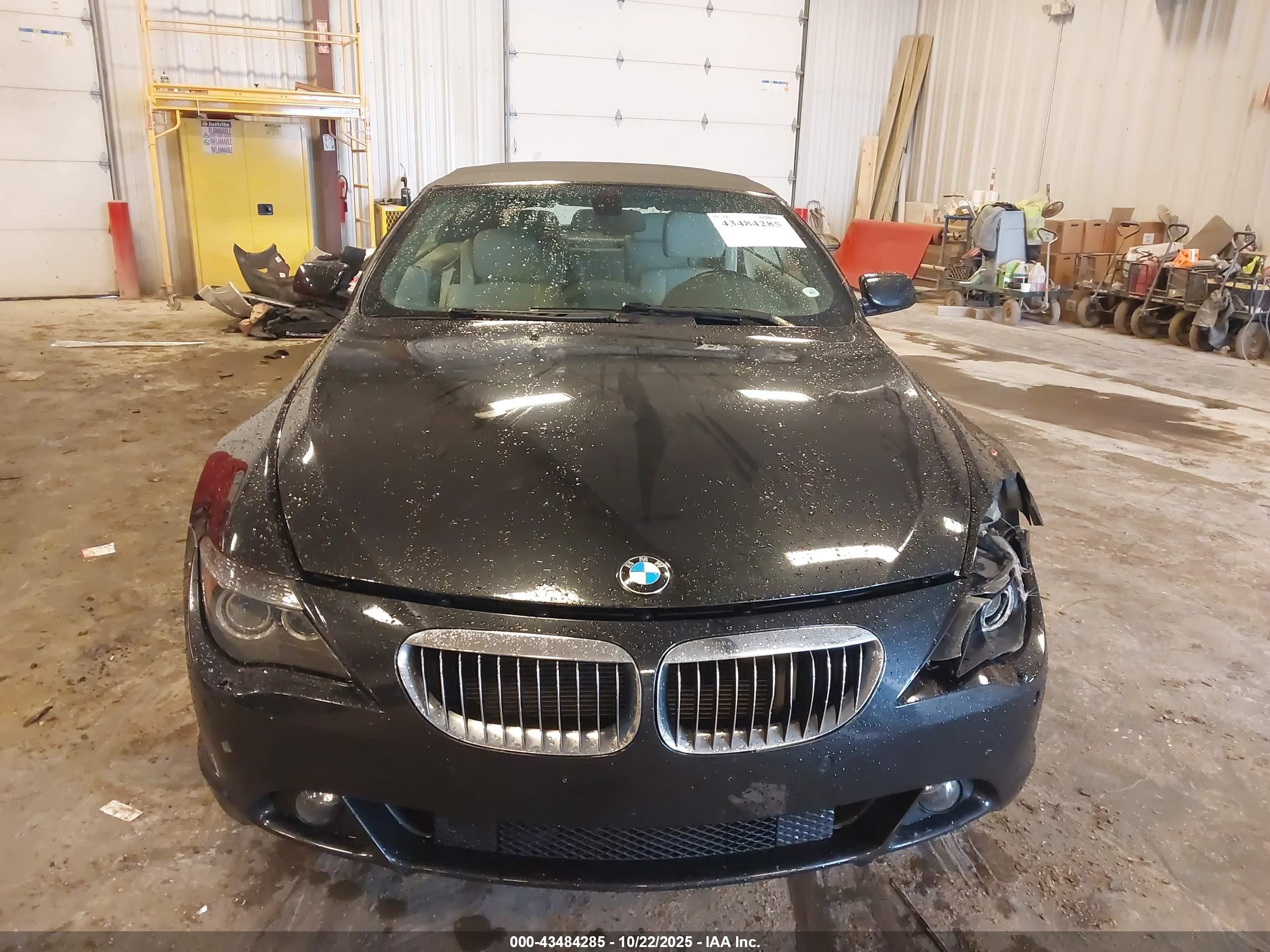 2005 Bmw 645ci   Black vin: WBAEK73445B326044