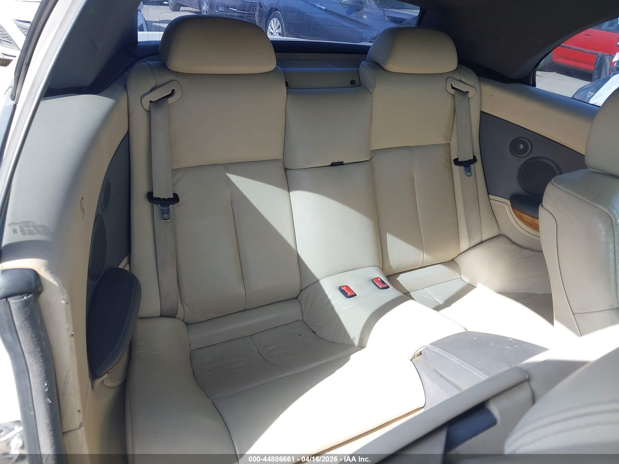 2005 Bmw 645ci   White vin: WBAEK73445B327131