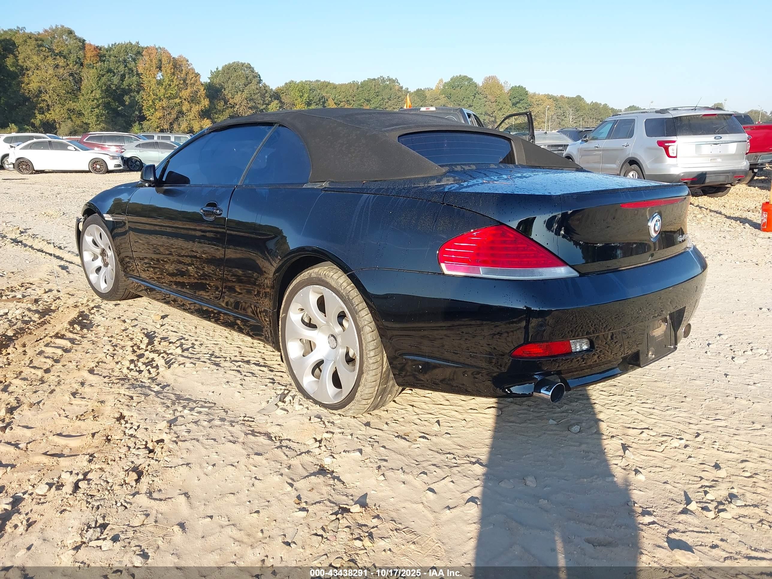 2005 Bmw 645ci   Black vin: WBAEK73455B260880