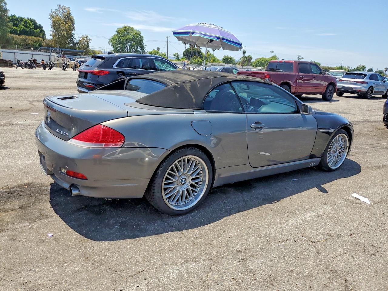 2005 Bmw 645 Ci Automatic Silver vin: WBAEK73465B323811