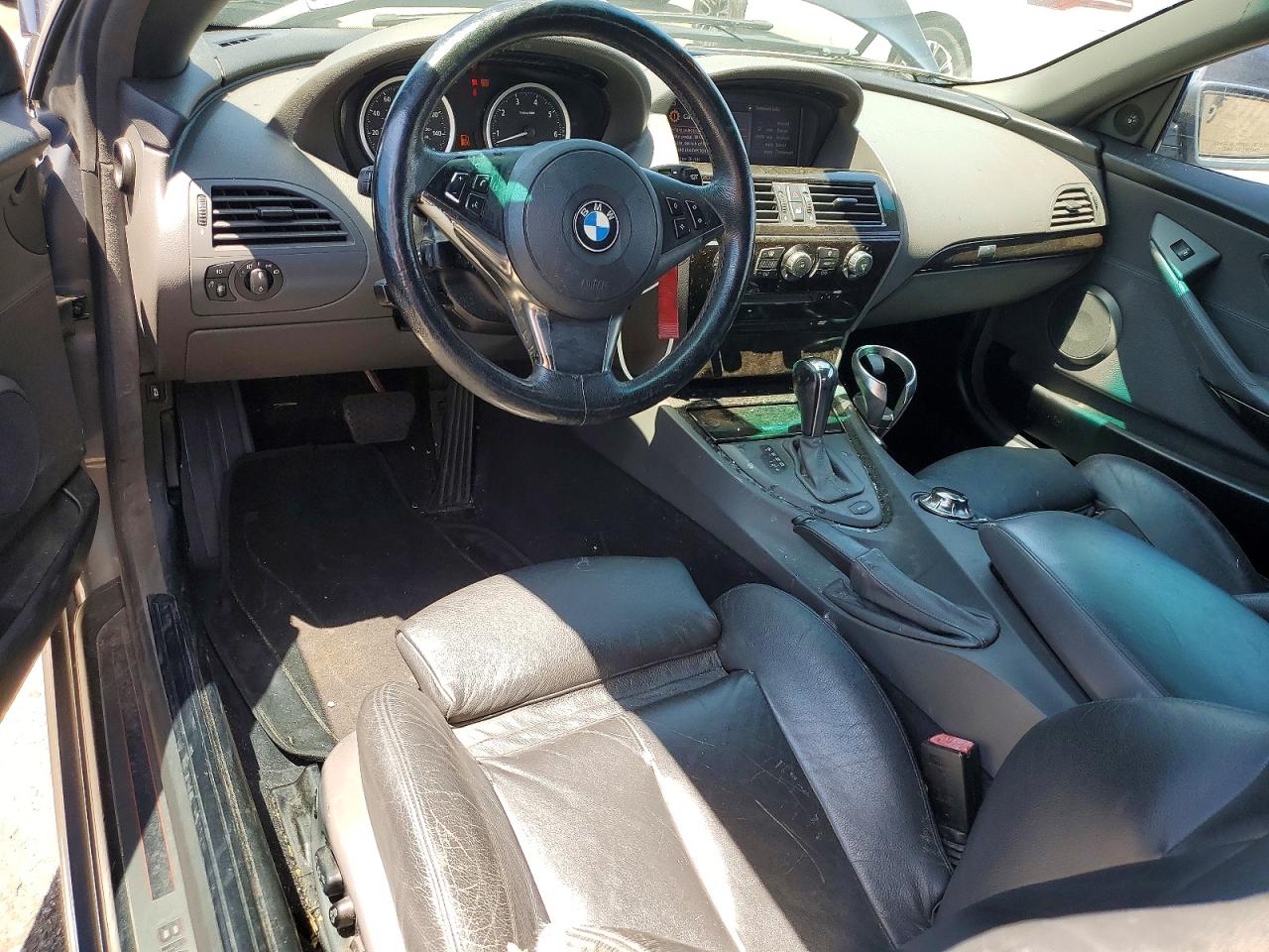 2005 Bmw 645 Ci Automatic Silver vin: WBAEK73465B323811