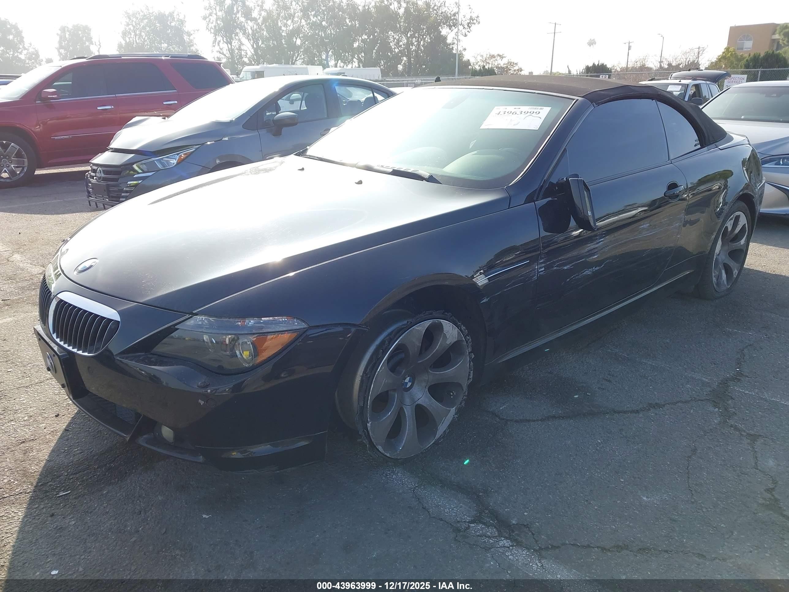 2005 Bmw 645ci   Черный vin: WBAEK73465B325896