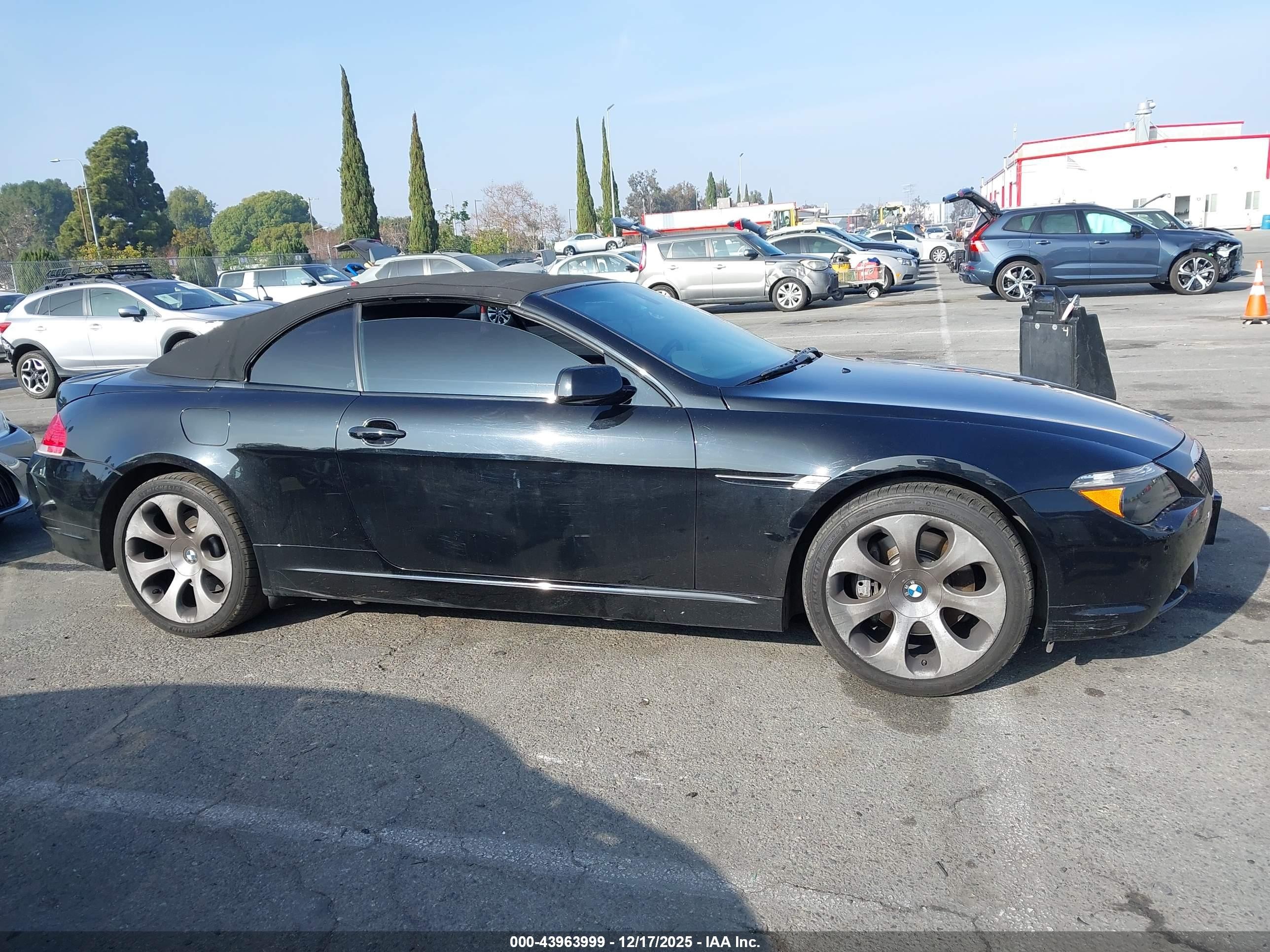 2005 Bmw 645ci   Черный vin: WBAEK73465B325896