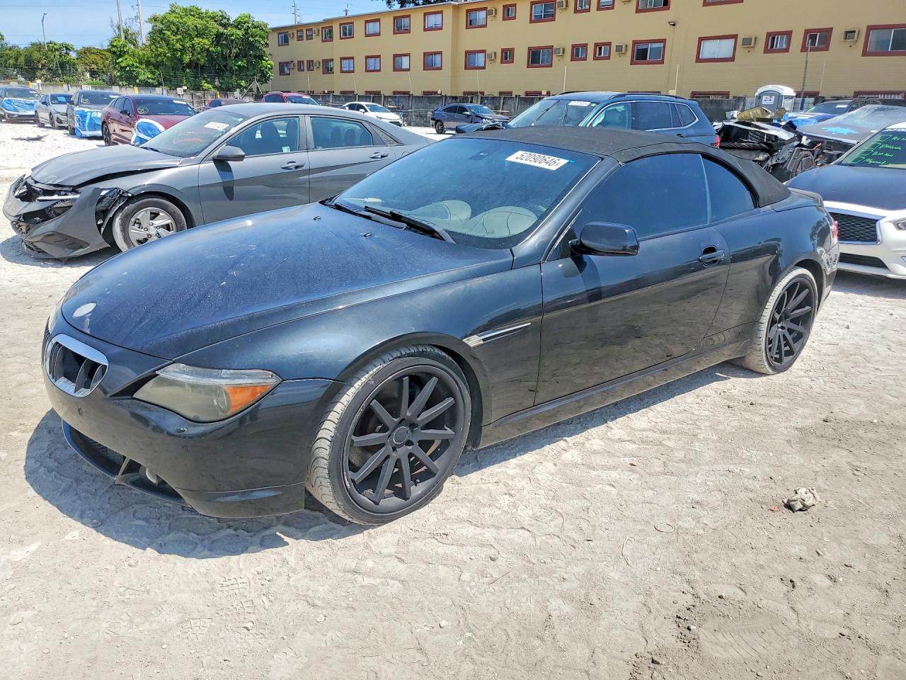2005 Bmw 645 Ci Automatic Черный vin: WBAEK73465B327681