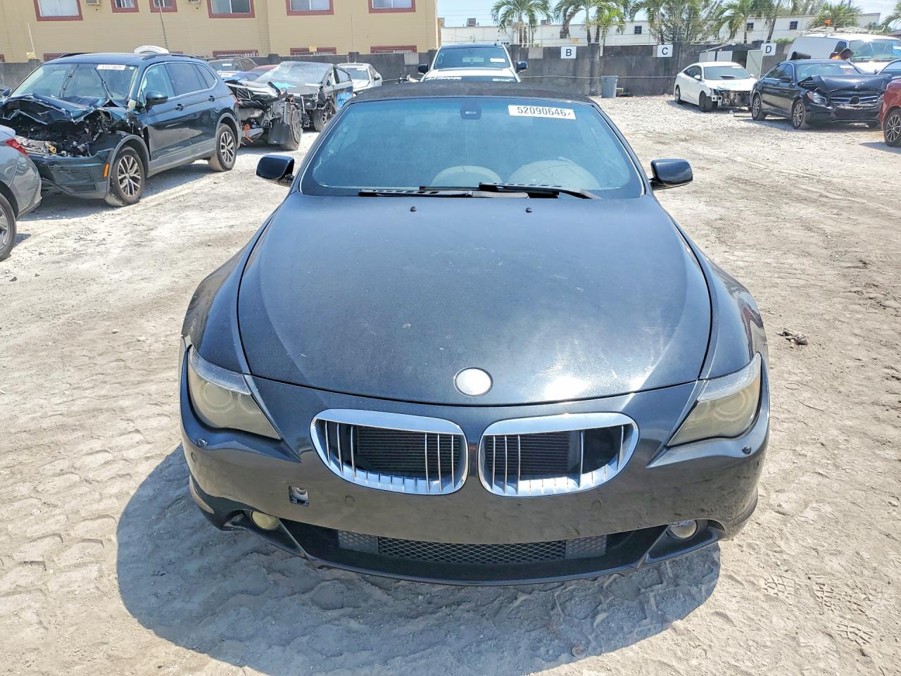 2005 Bmw 645 Ci Automatic Черный vin: WBAEK73465B327681
