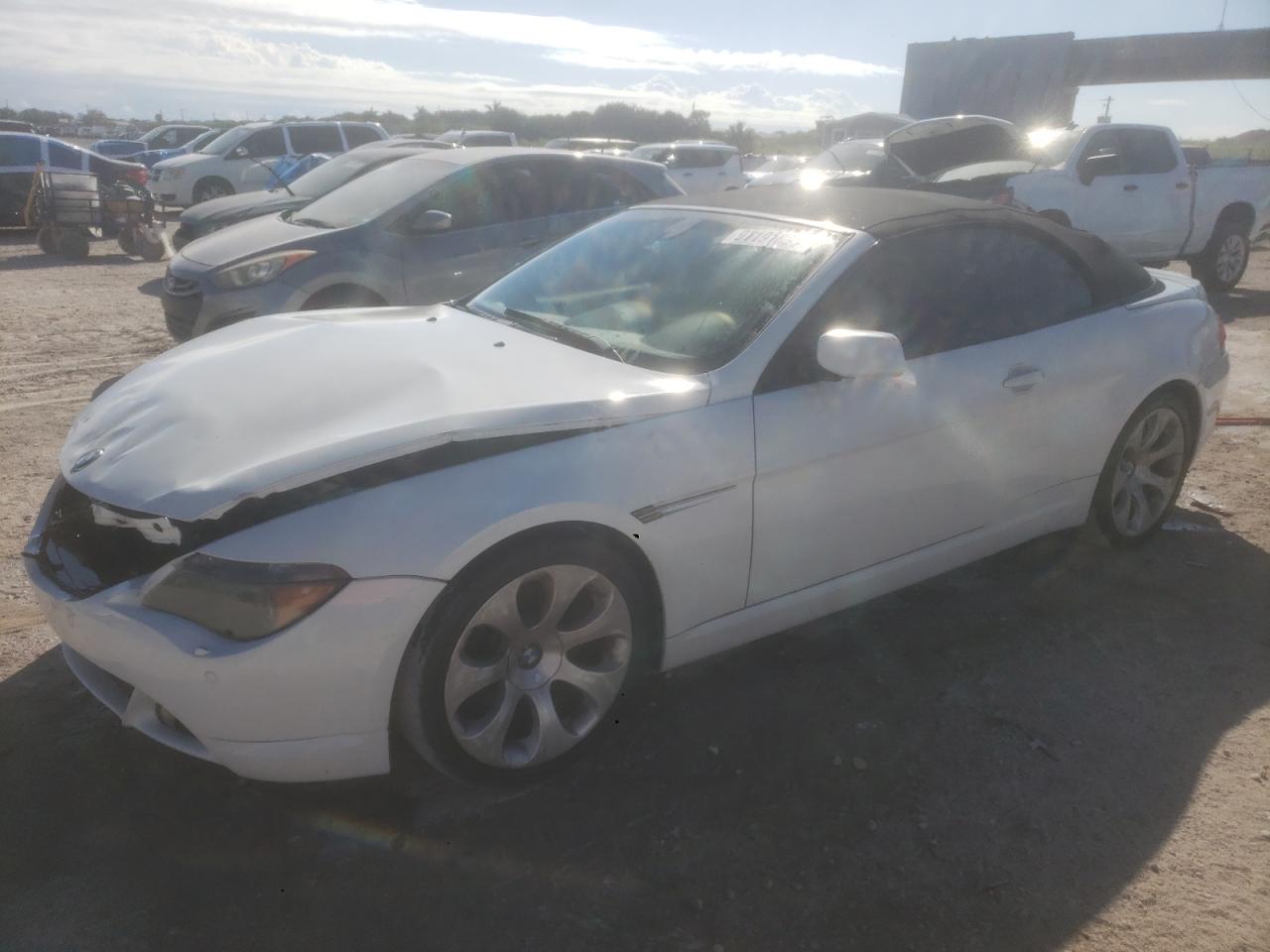 2005 Bmw 645 Ci Automatic Белый vin: WBAEK73475B323932