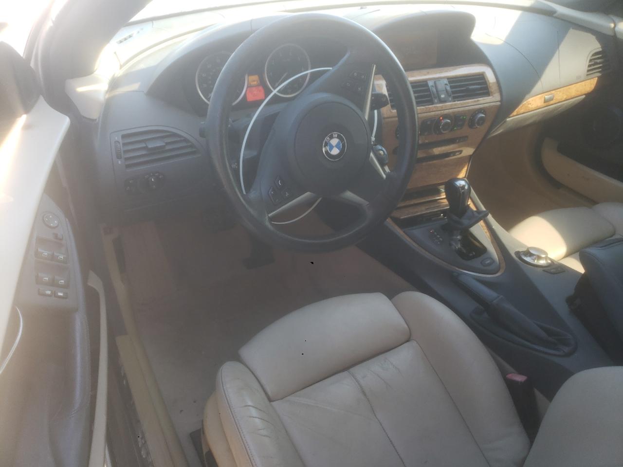 2005 Bmw 645 Ci Automatic Белый vin: WBAEK73475B323932