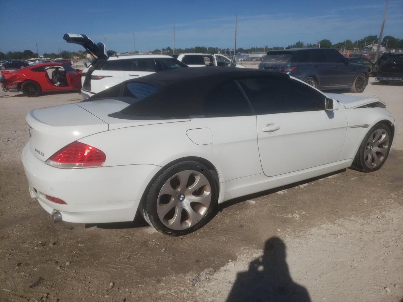 2005 Bmw 645 Ci Automatic Белый vin: WBAEK73475B323932