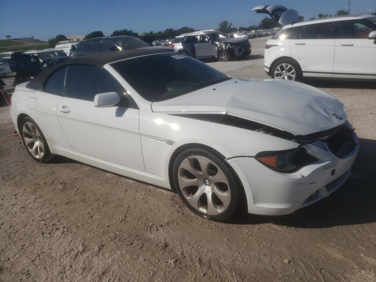 2005 Bmw 645 Ci Automatic Белый vin: WBAEK73475B323932