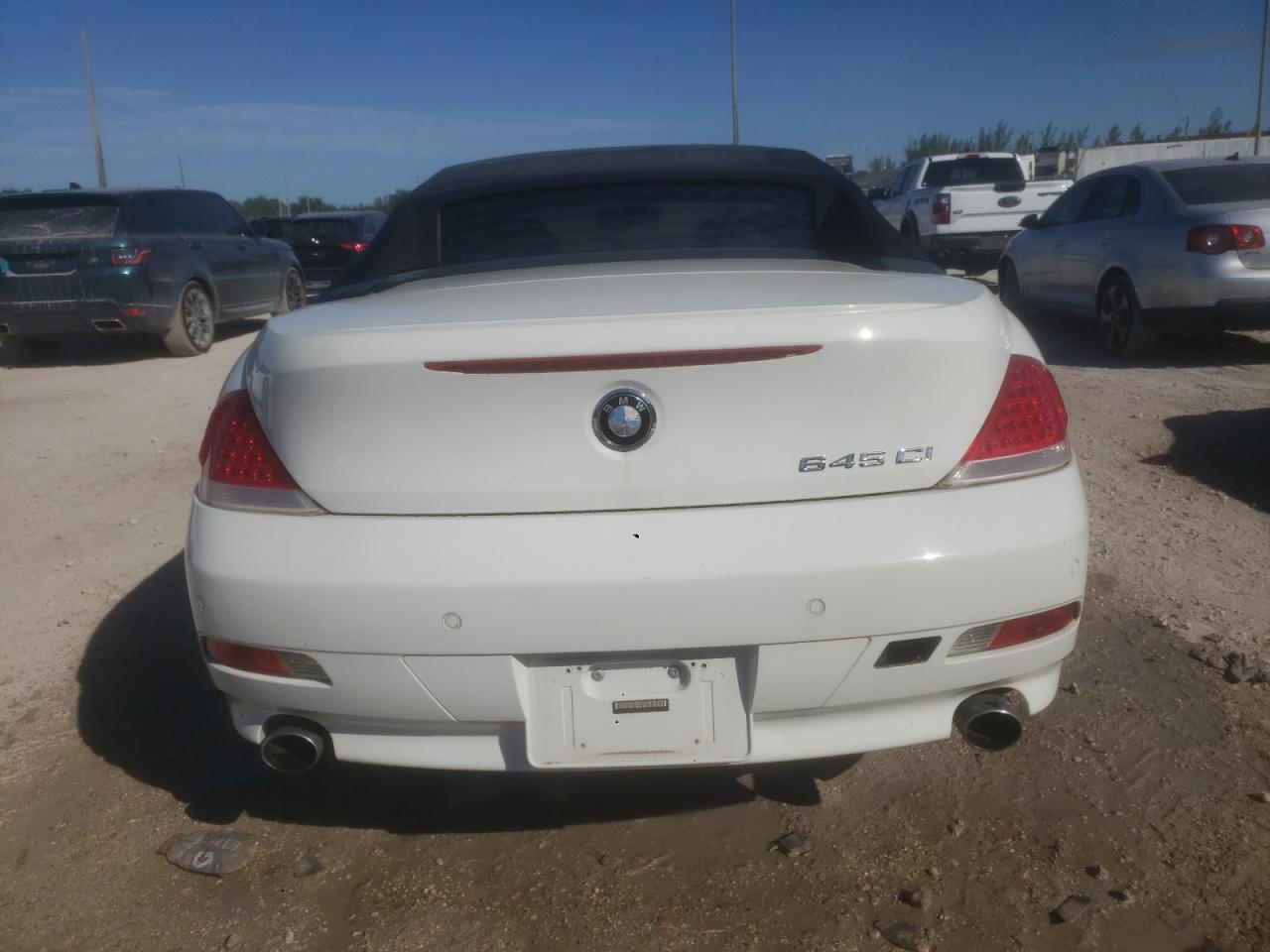 2005 Bmw 645 Ci Automatic Белый vin: WBAEK73475B323932