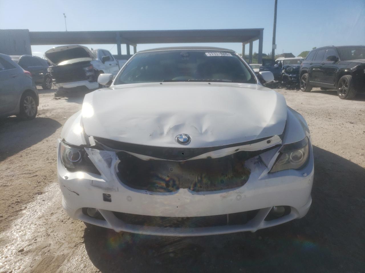 2005 Bmw 645 Ci Automatic Белый vin: WBAEK73475B323932